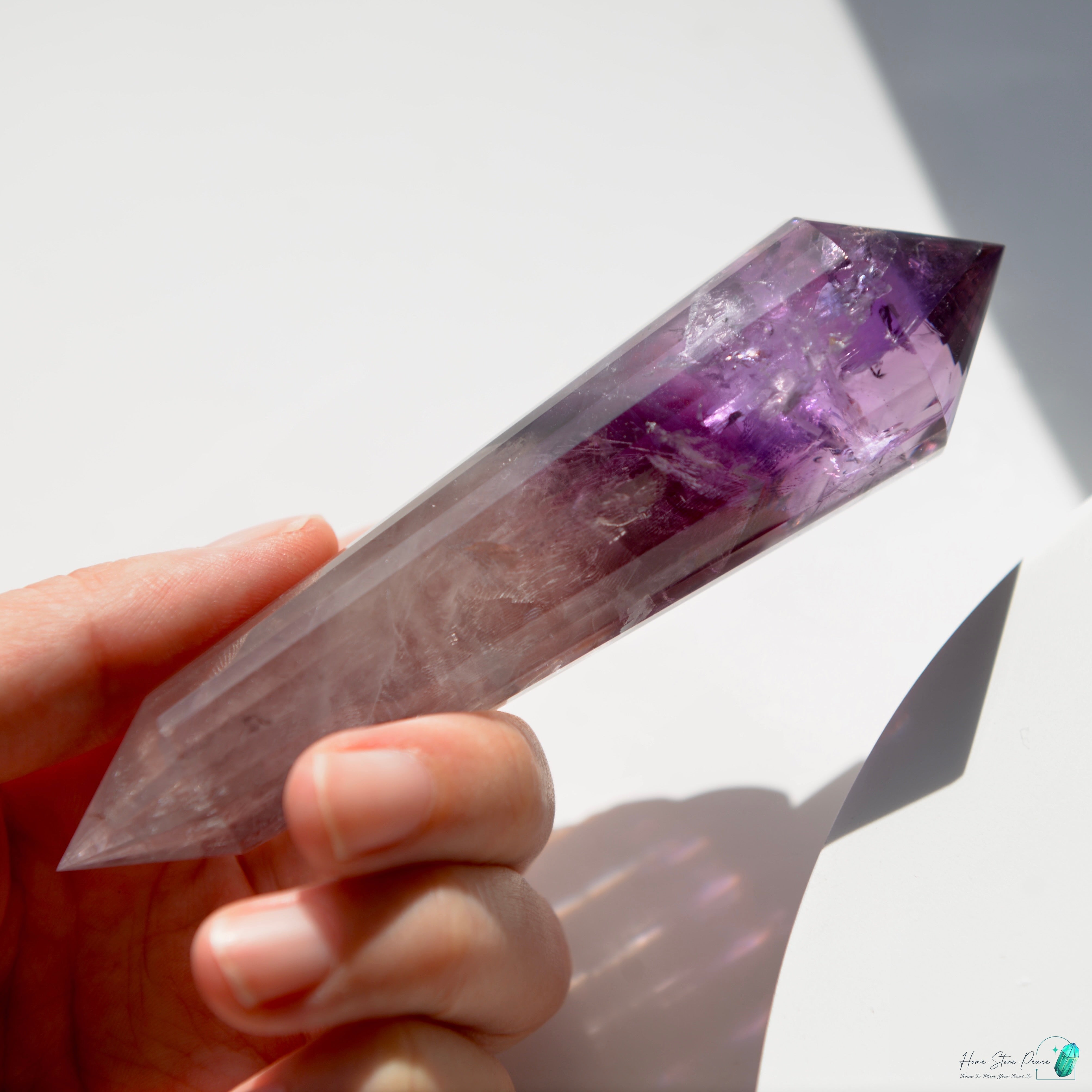 沃格爾紫水晶 (24面)Amethyst Vogel Cut (24 sides)