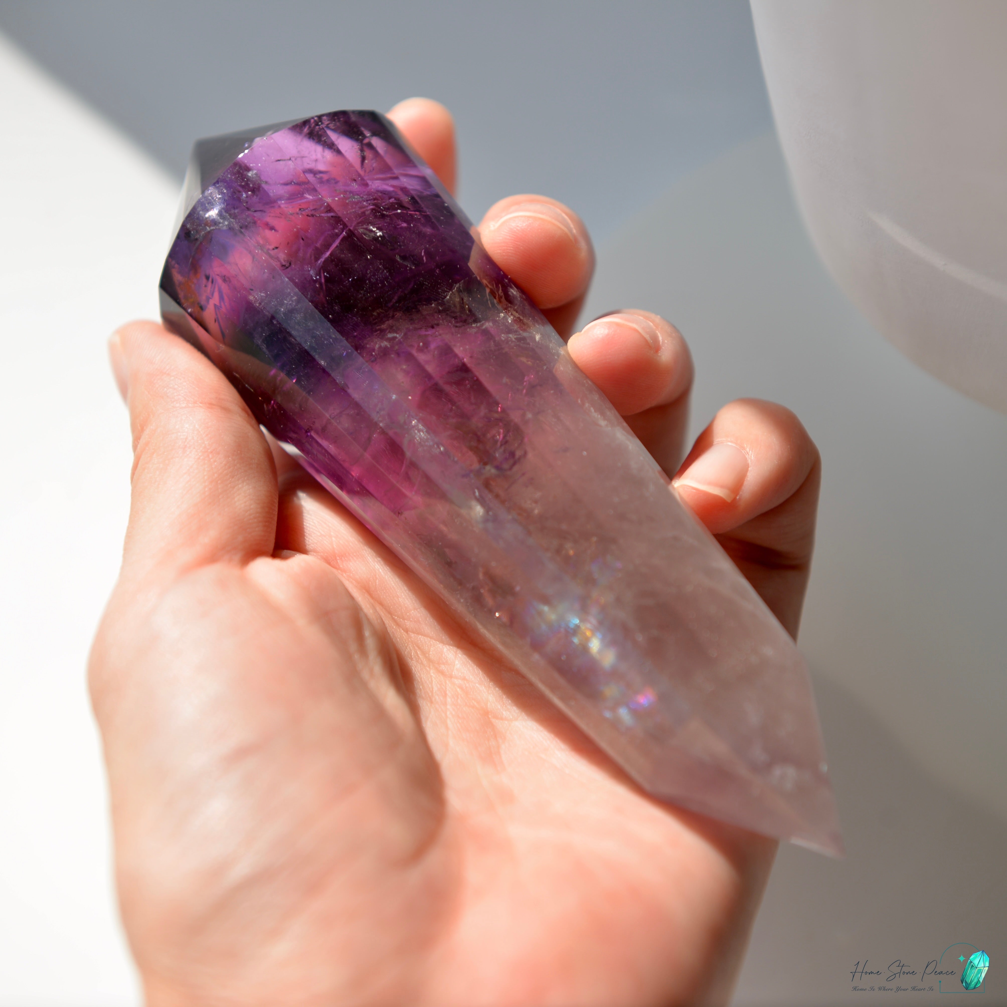 沃格爾紫水晶 (24面)Amethyst Vogel Cut (24 sides)