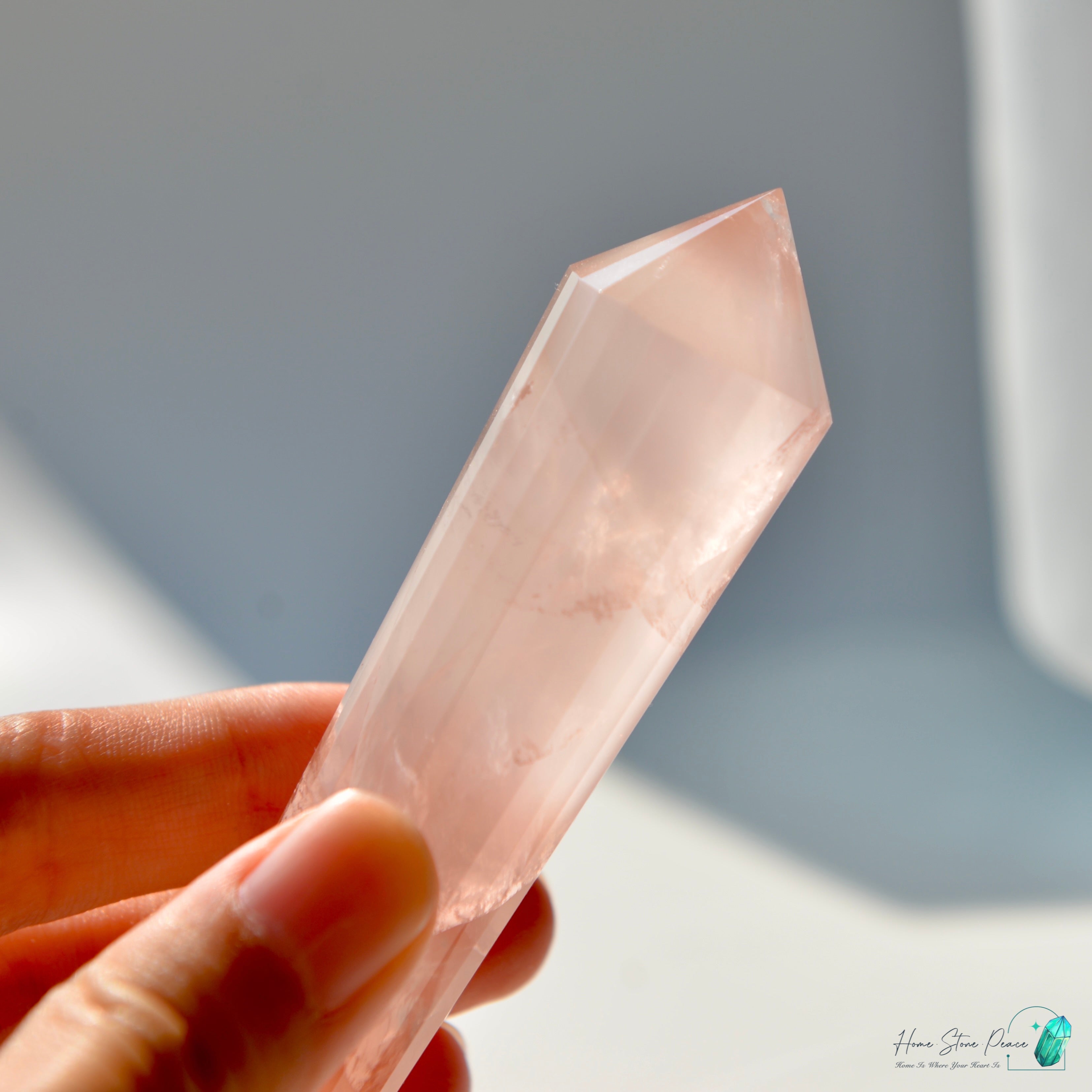 沃格爾粉晶 (24面)Rose Quartz Vogel Cut (24 sides)