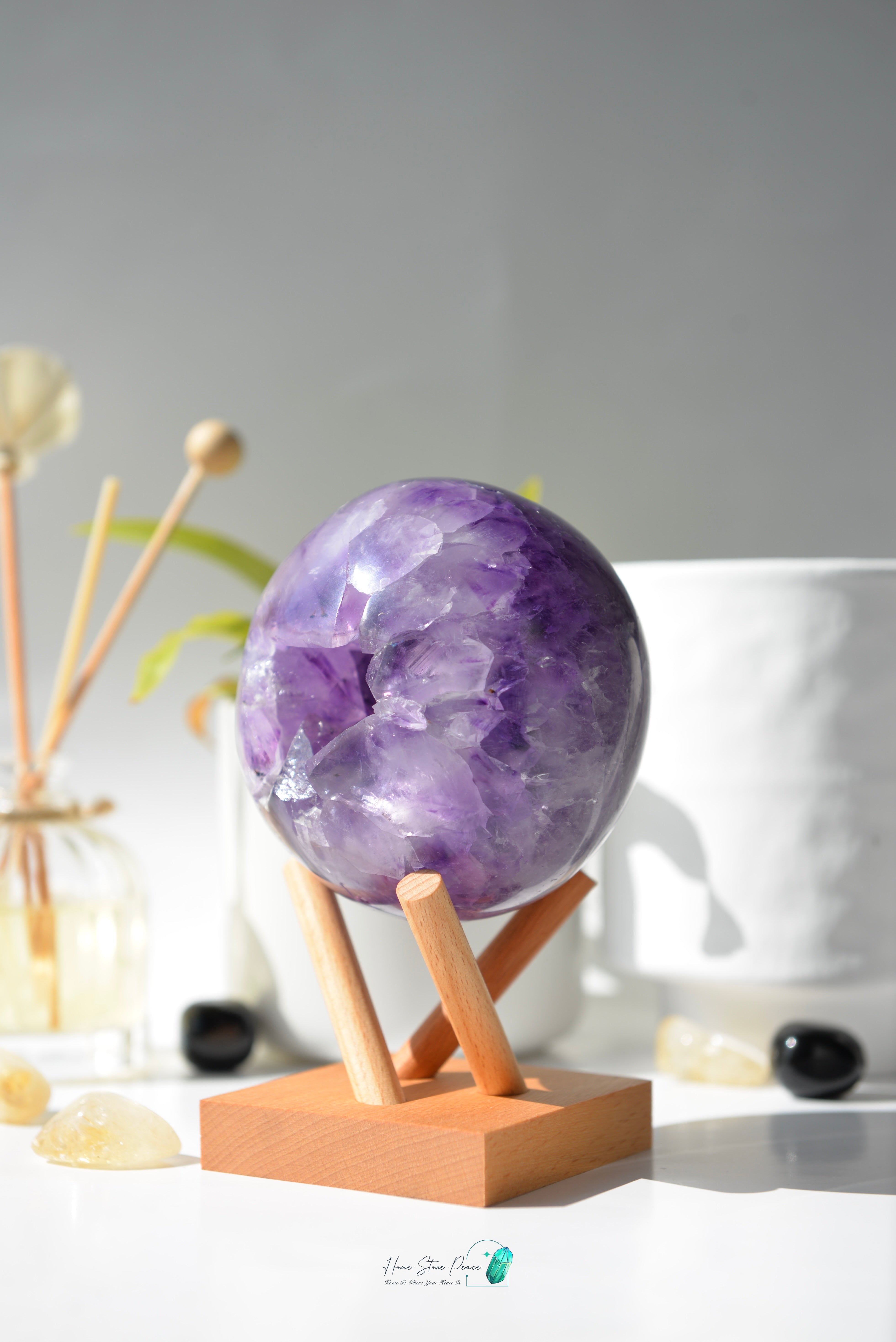 紫水晶簇球 Amethyst Cluster Sphere