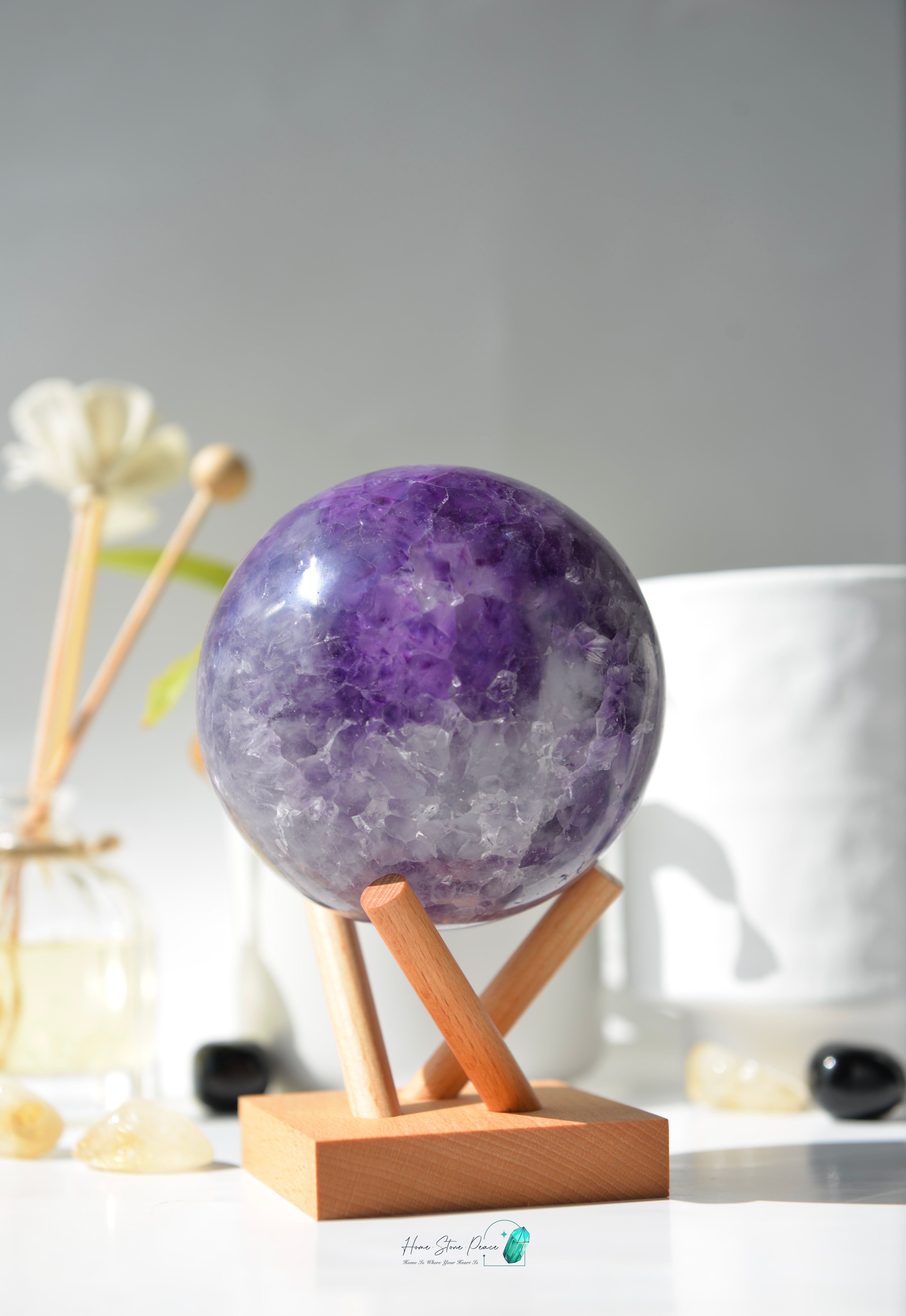 紫水晶簇球 Amethyst Cluster Sphere