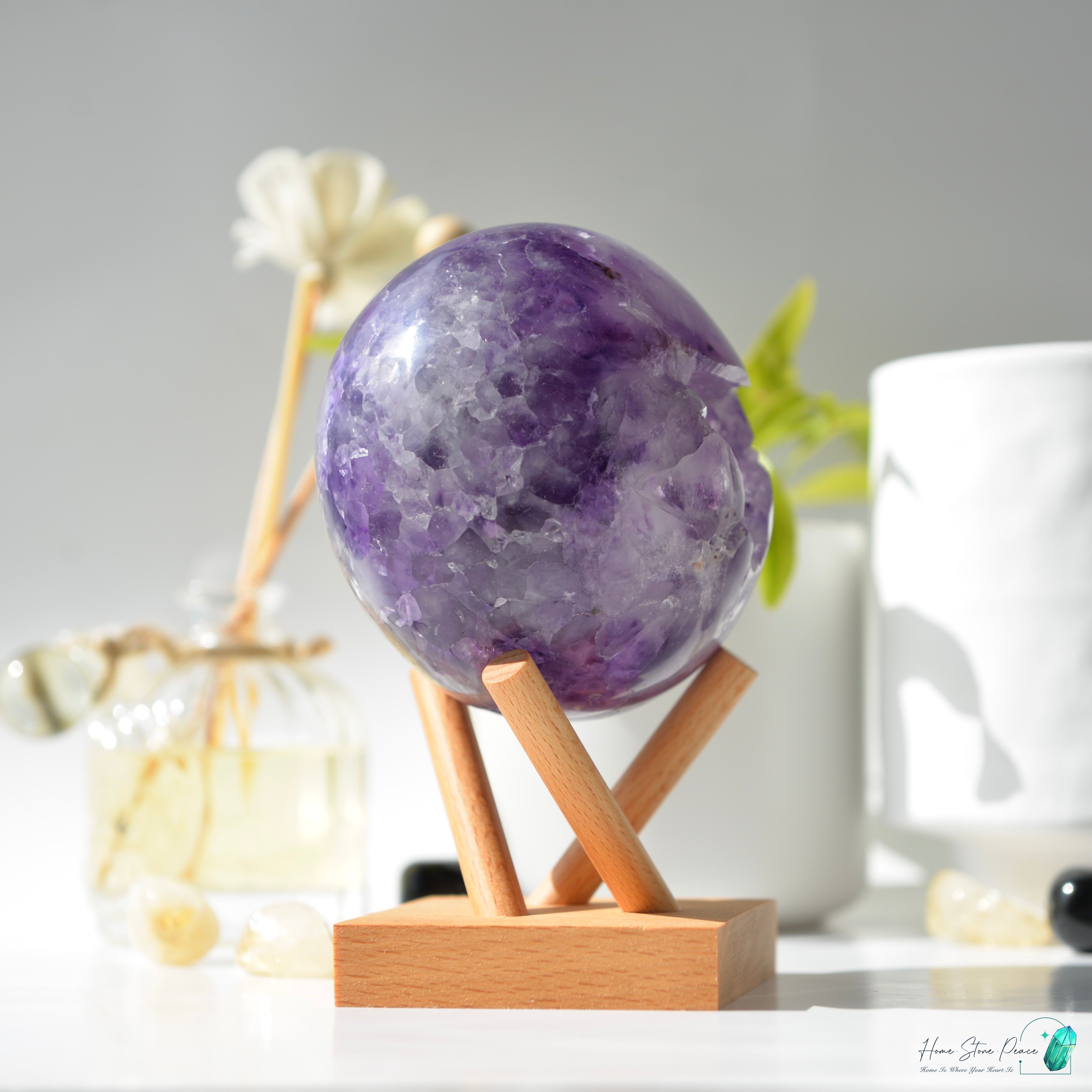 紫水晶簇球 Amethyst Cluster Sphere