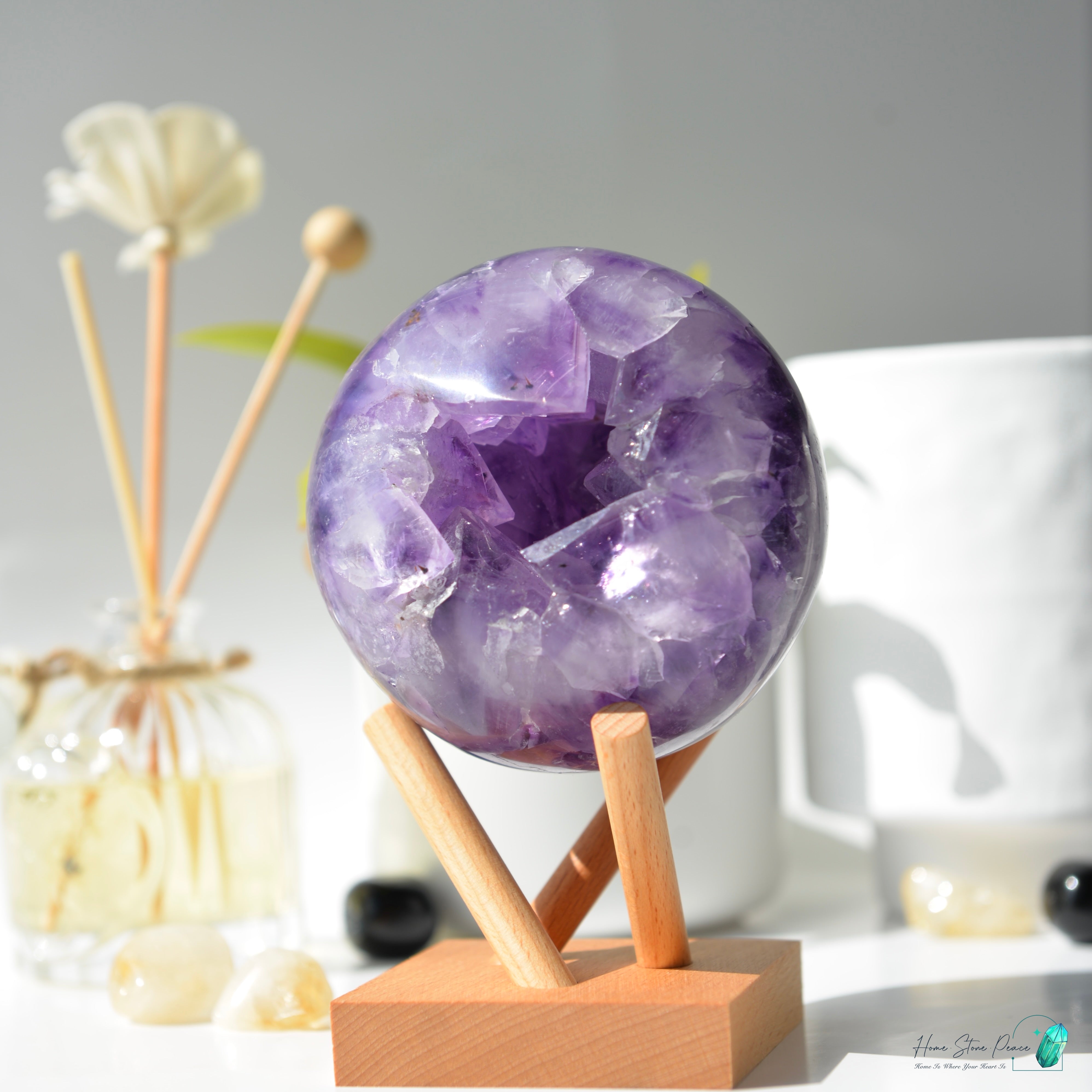 紫水晶簇球 Amethyst Cluster Sphere