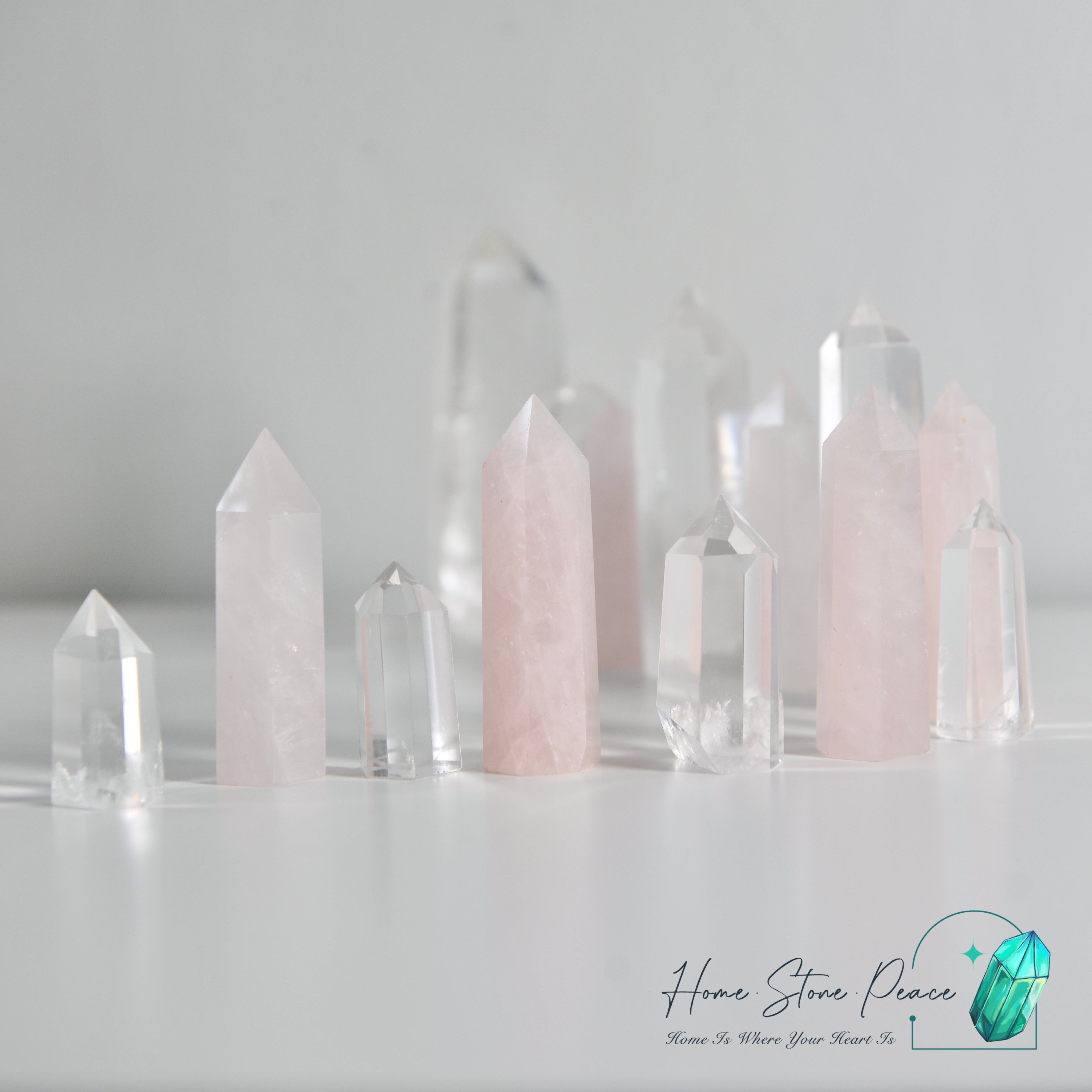 馬達加斯加粉紅水晶柱 Madagascar Rose Quartz Point