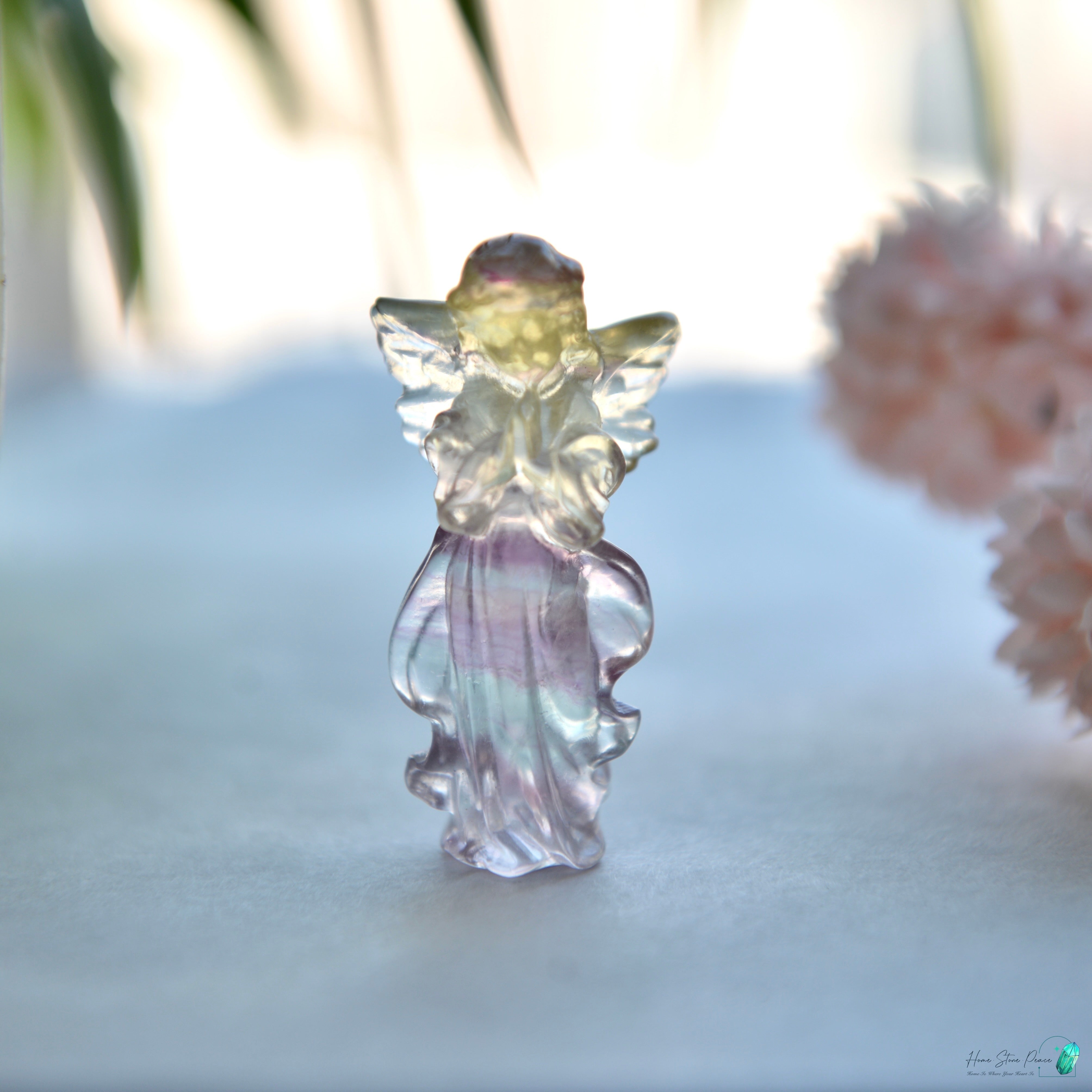 千層螢石小天使 Little Rainbow Fluorite Angel