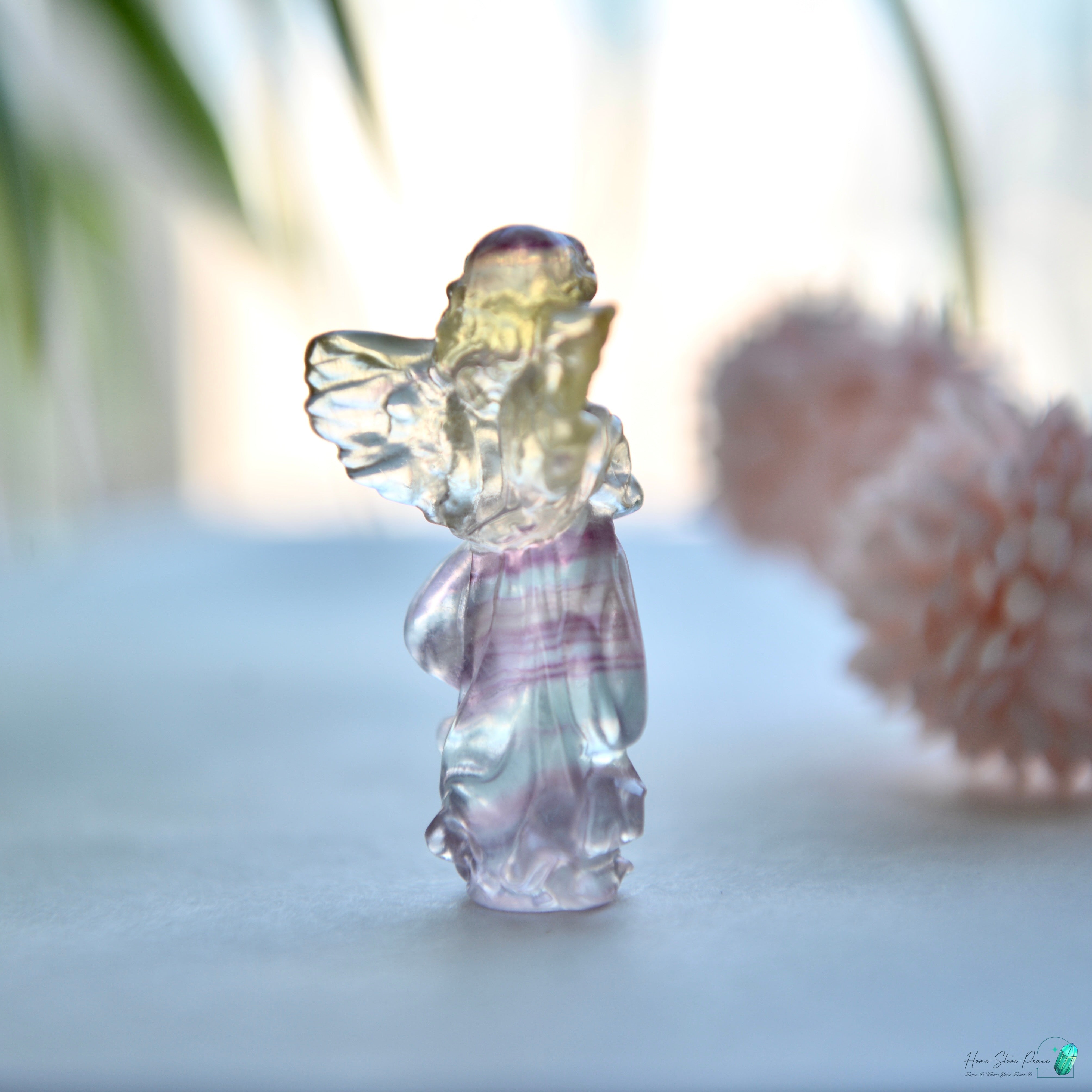 千層螢石小天使 Little Rainbow Fluorite Angel