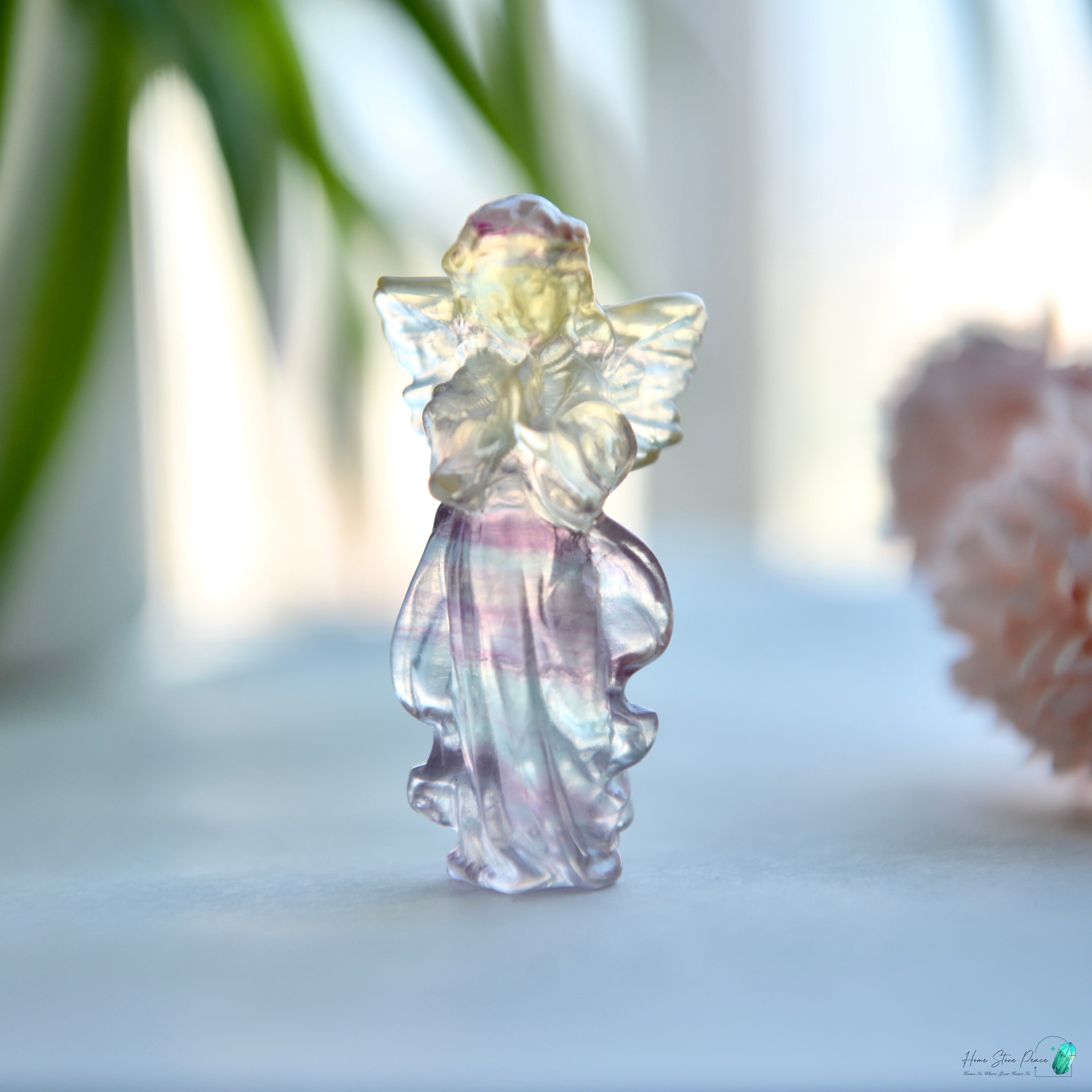 千層螢石小天使 Little Rainbow Fluorite Angel