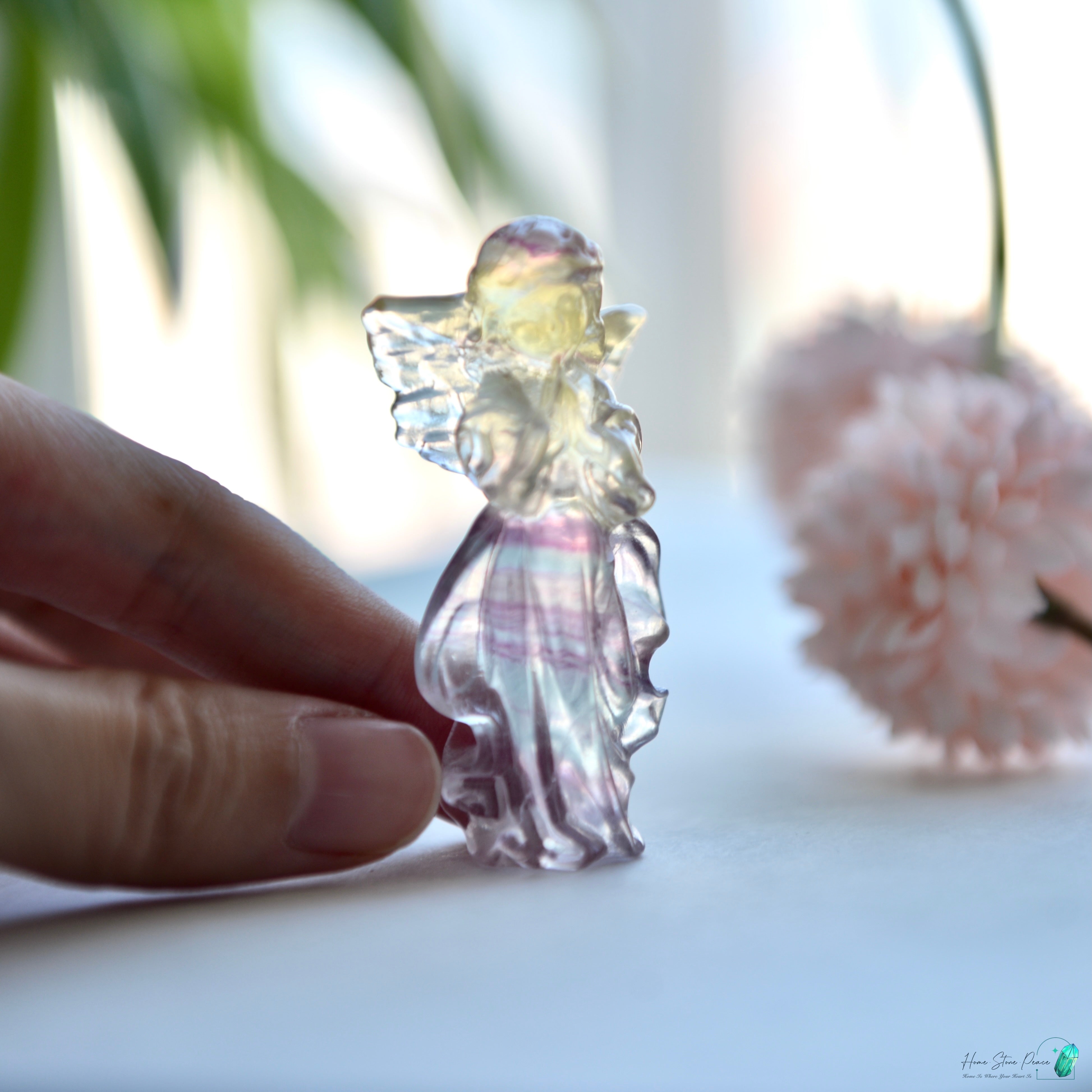 千層螢石小天使 Little Rainbow Fluorite Angel