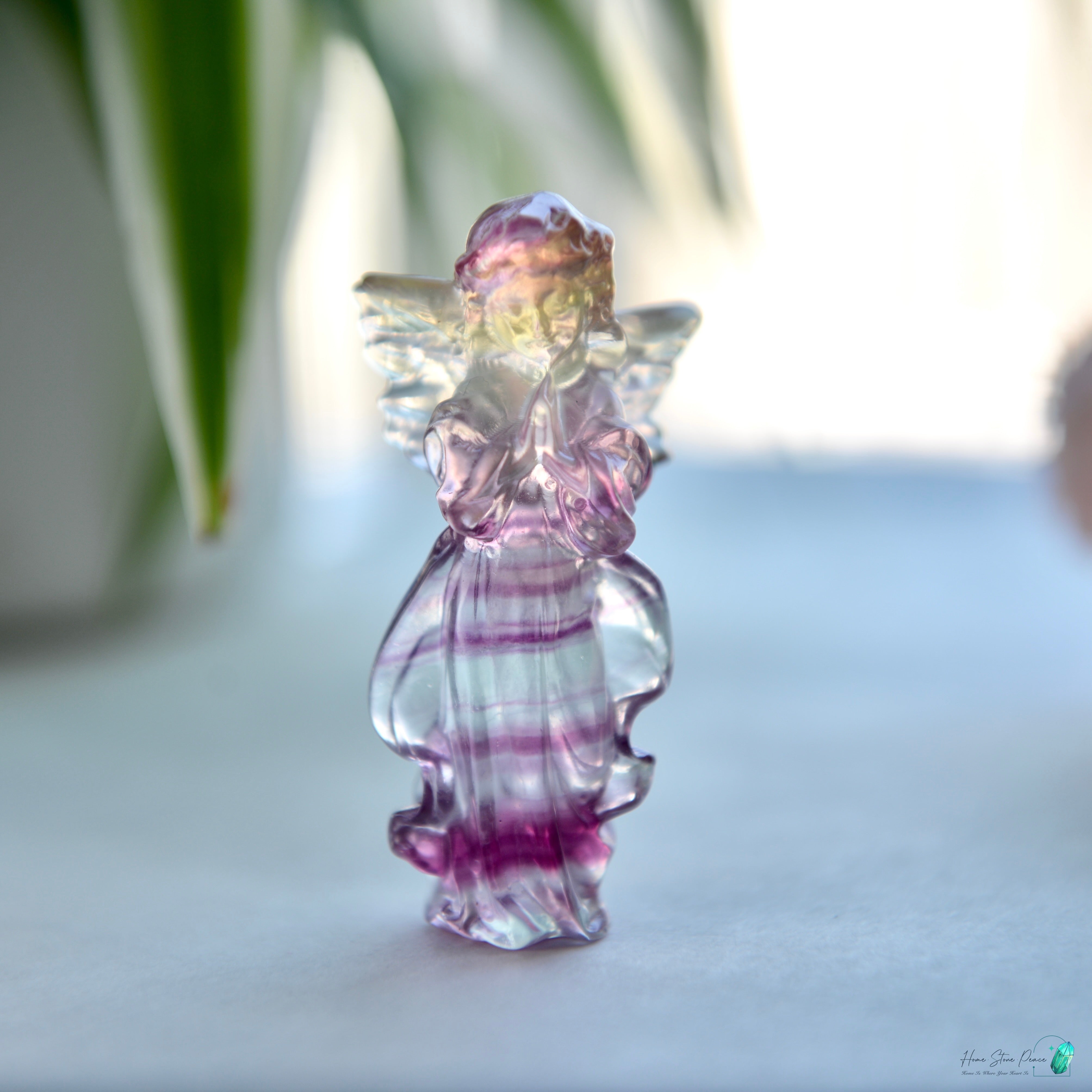 千層螢石天使 Rainbow Fluorite Angel