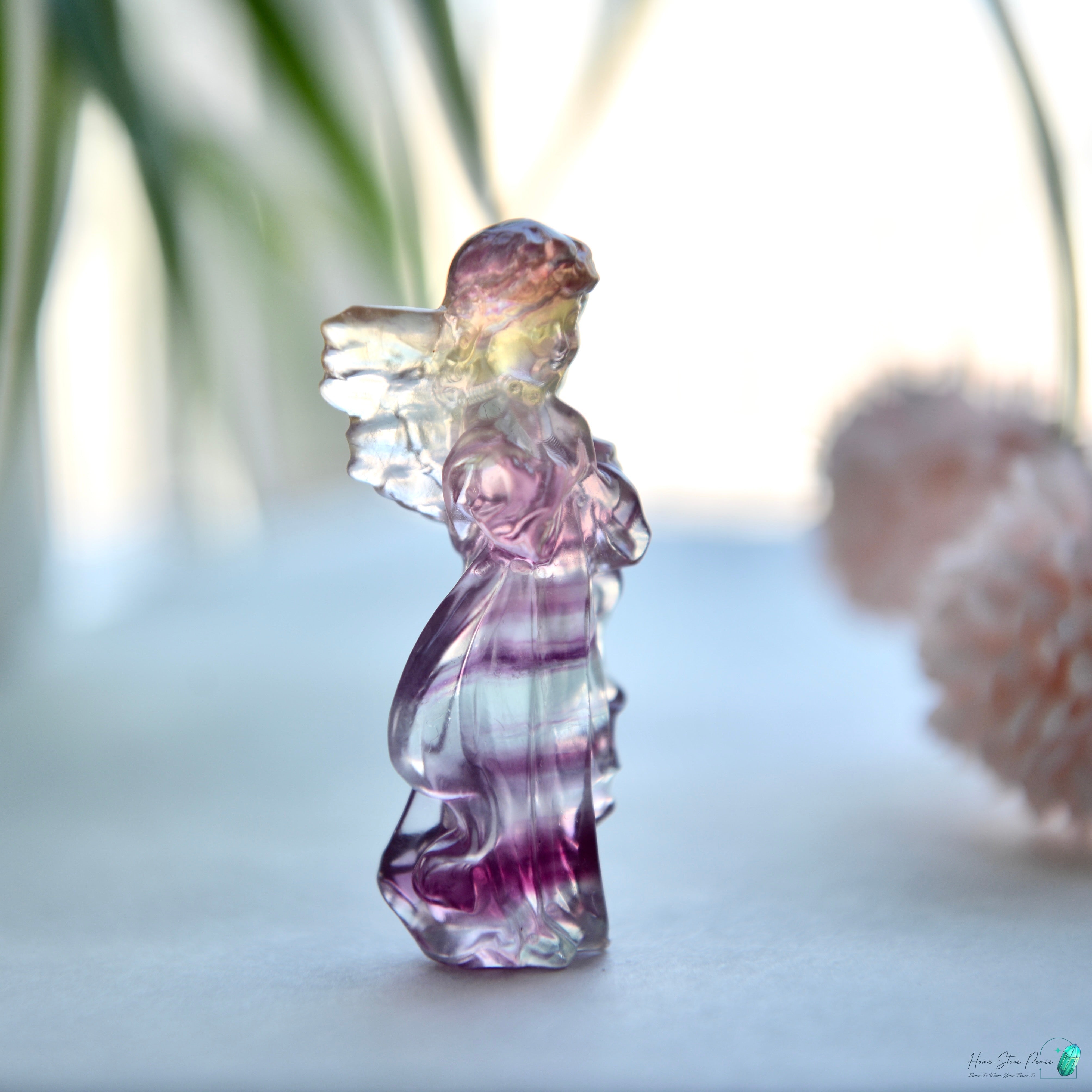 千層螢石天使 Rainbow Fluorite Angel