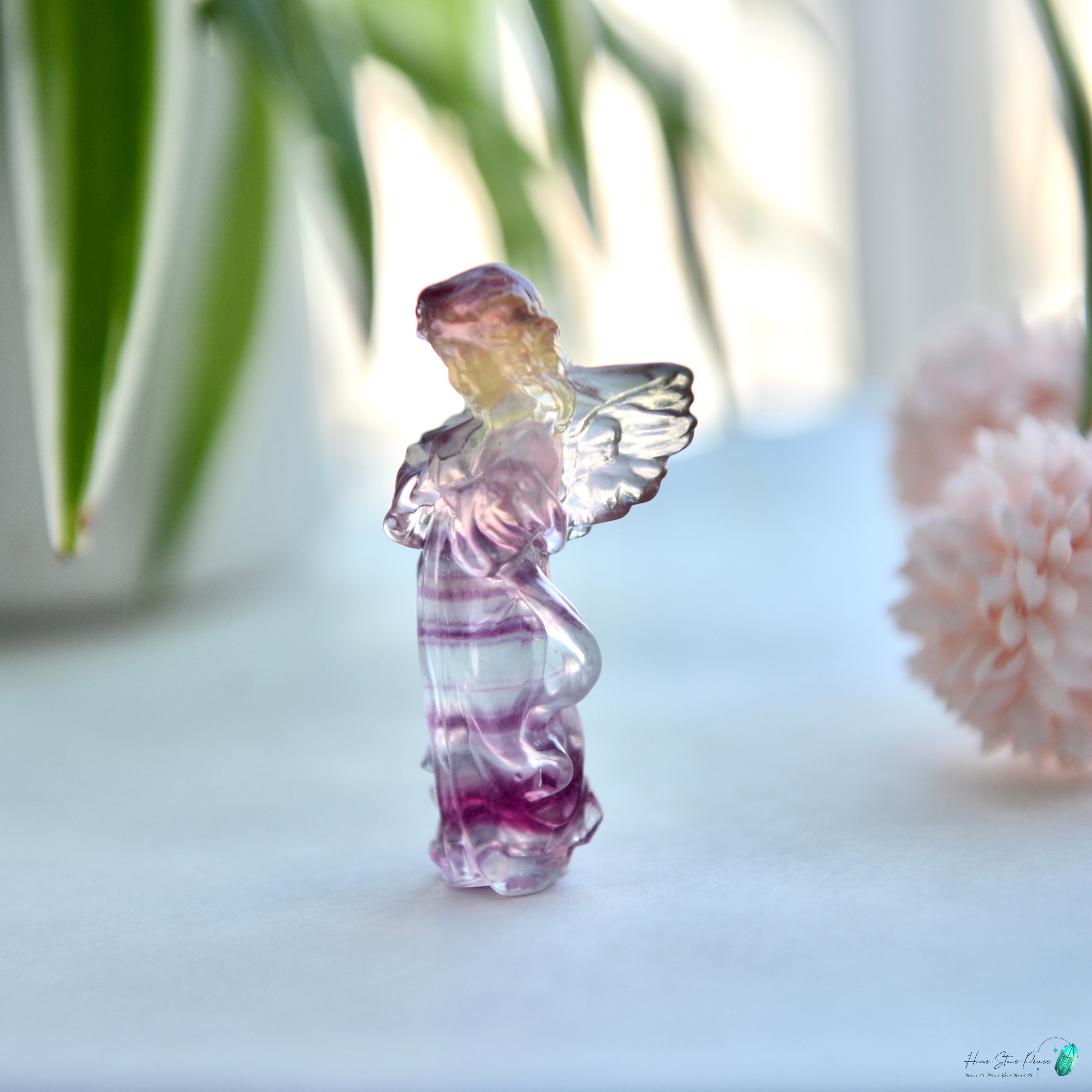 千層螢石天使 Rainbow Fluorite Angel