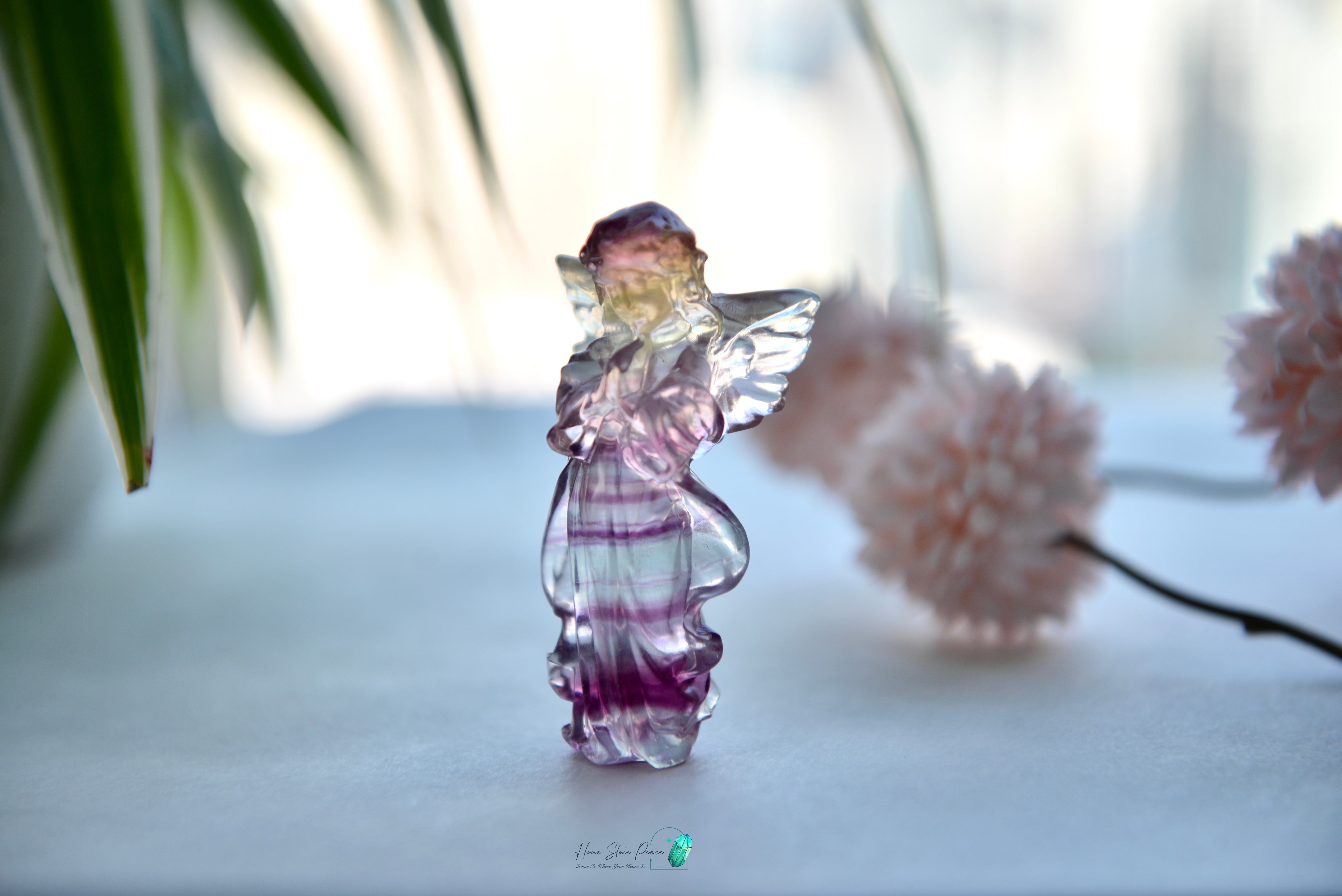 千層螢石天使 Rainbow Fluorite Angel