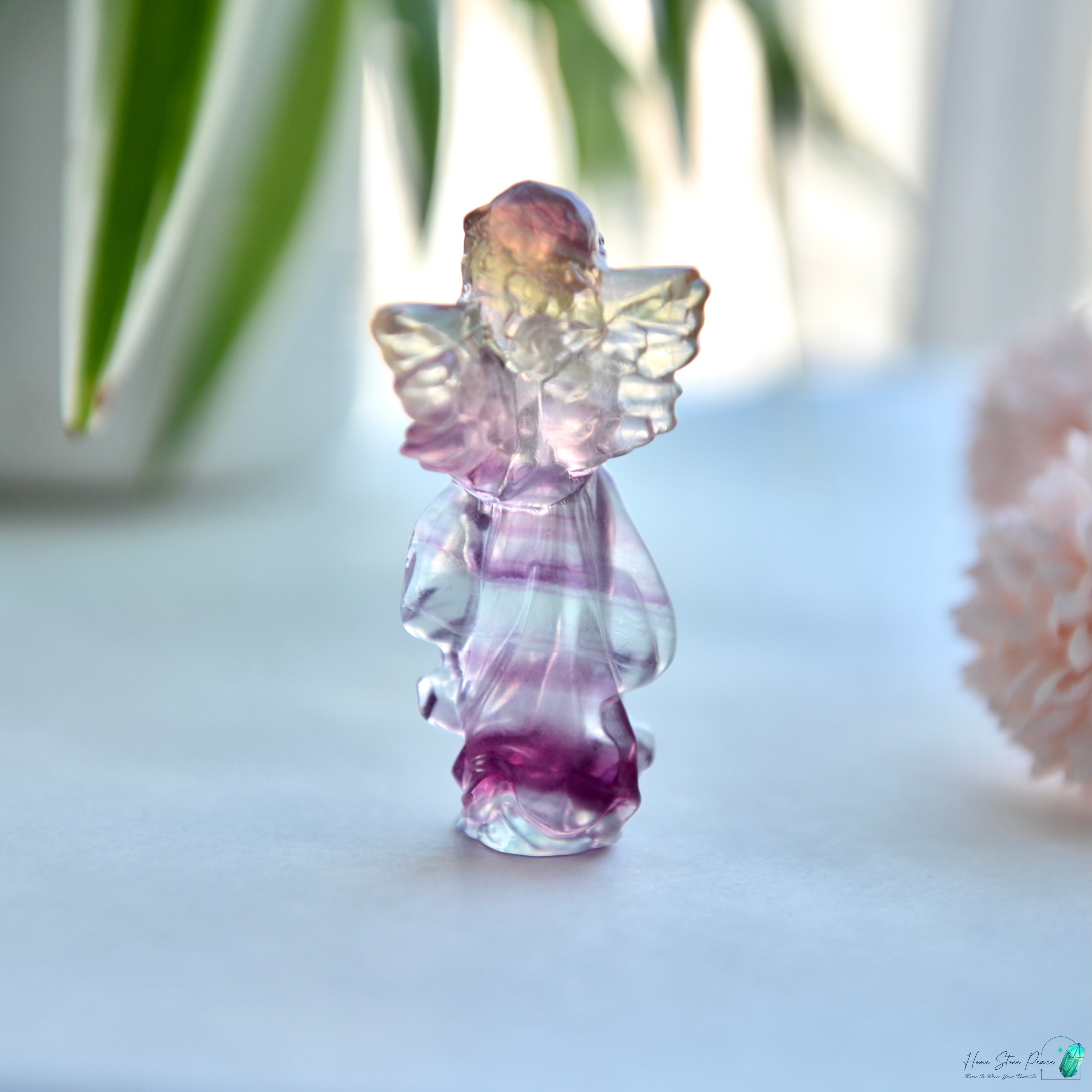 千層螢石天使 Rainbow Fluorite Angel