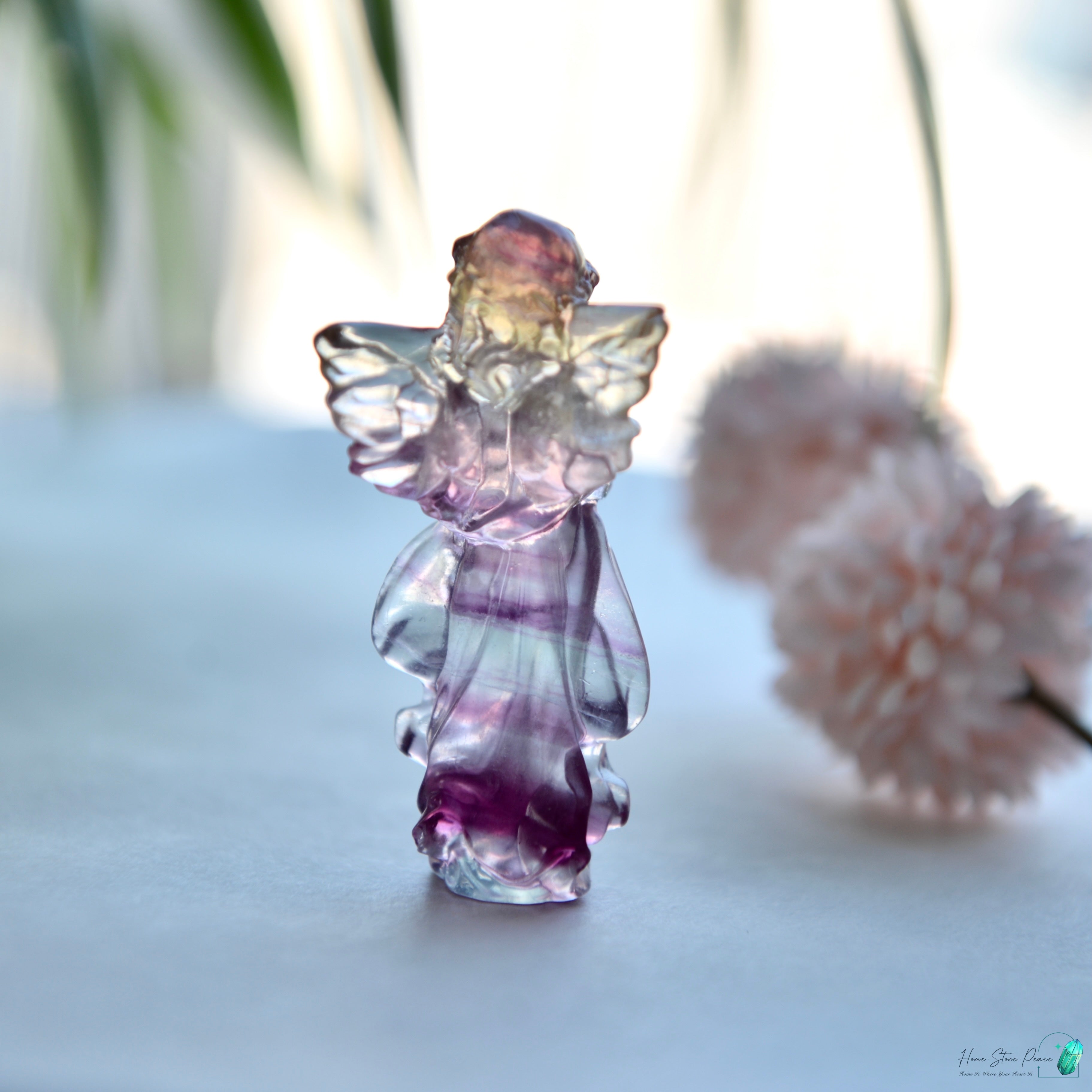 千層螢石天使 Rainbow Fluorite Angel