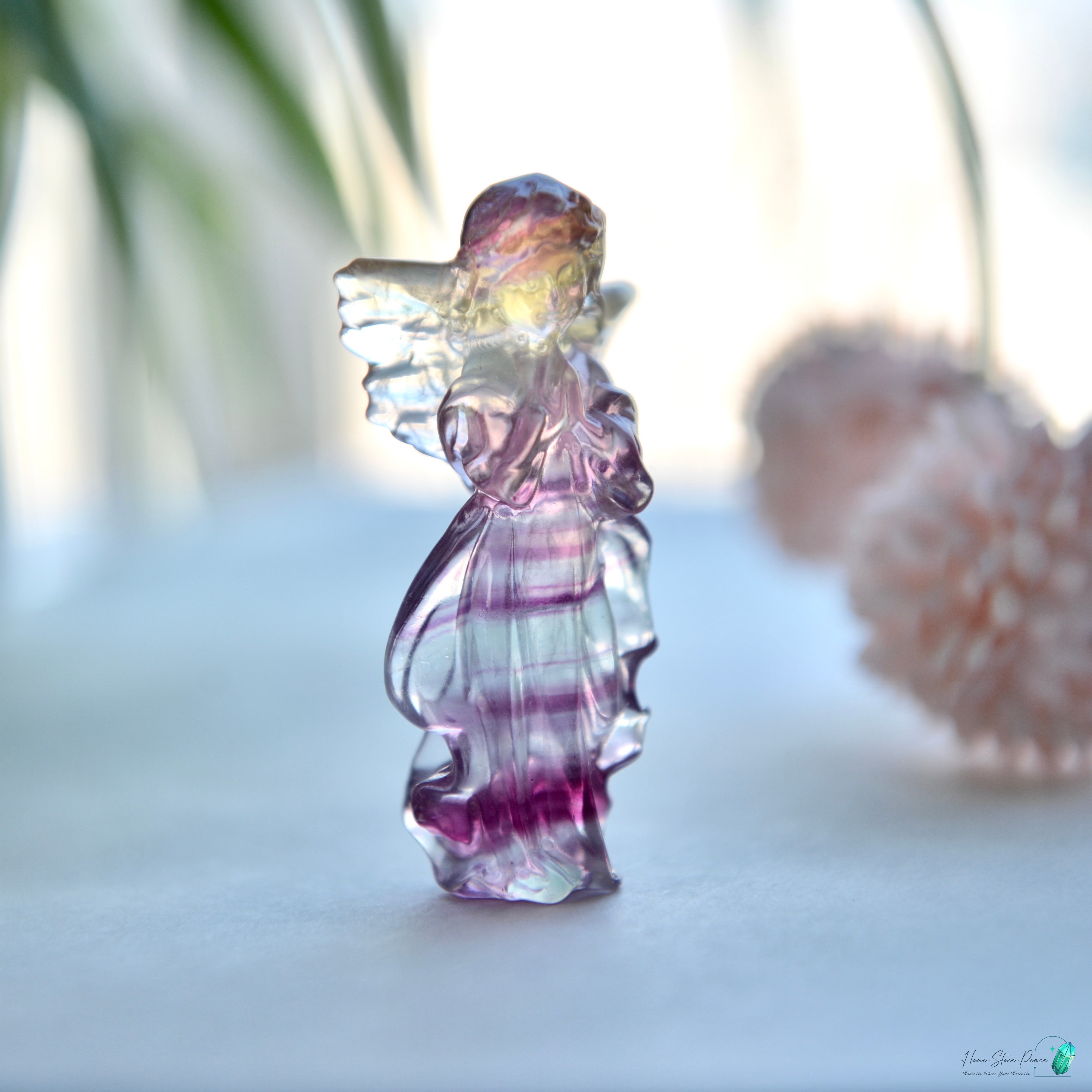 千層螢石天使 Rainbow Fluorite Angel