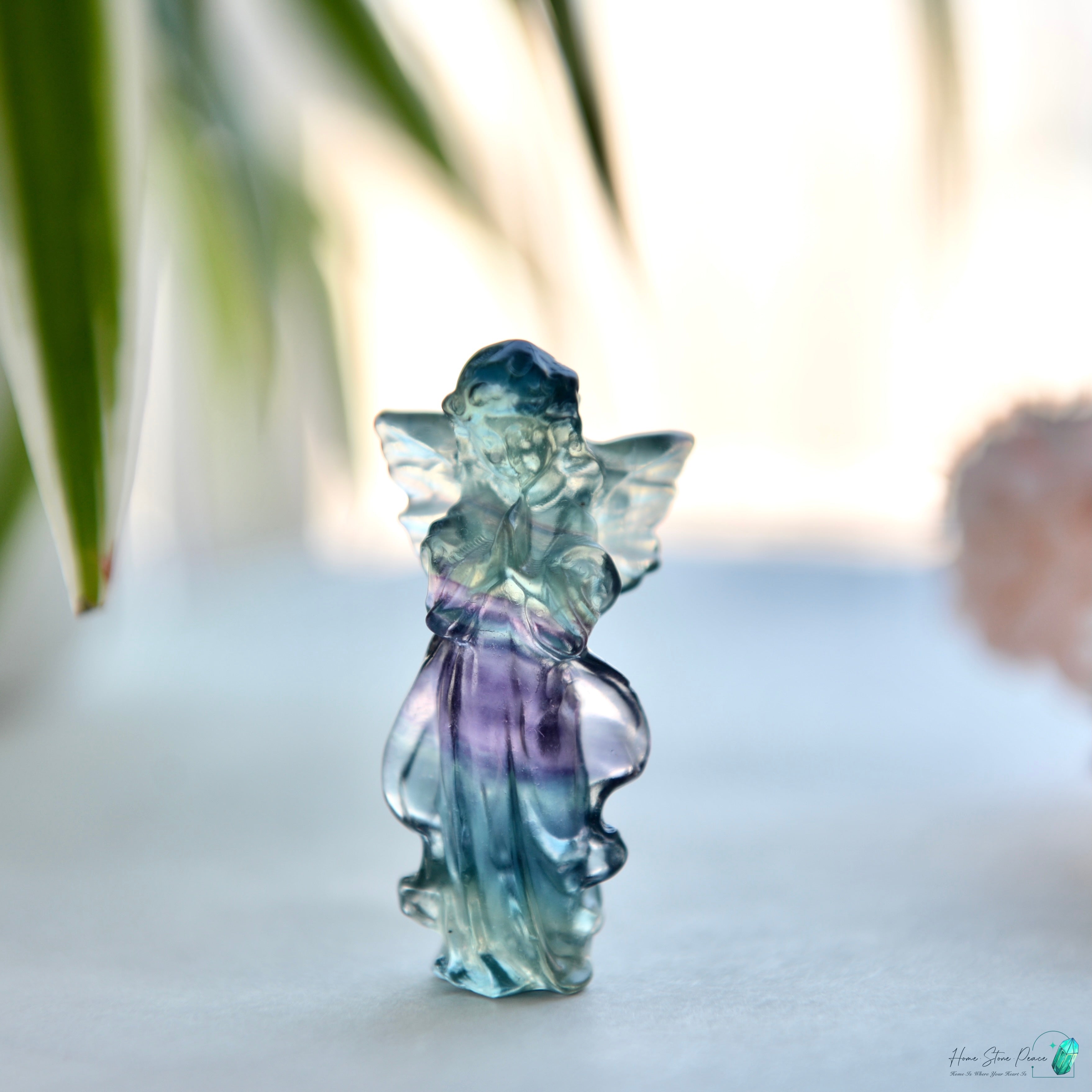 千層螢石小天使 Little Rainbow Fluorite Angel