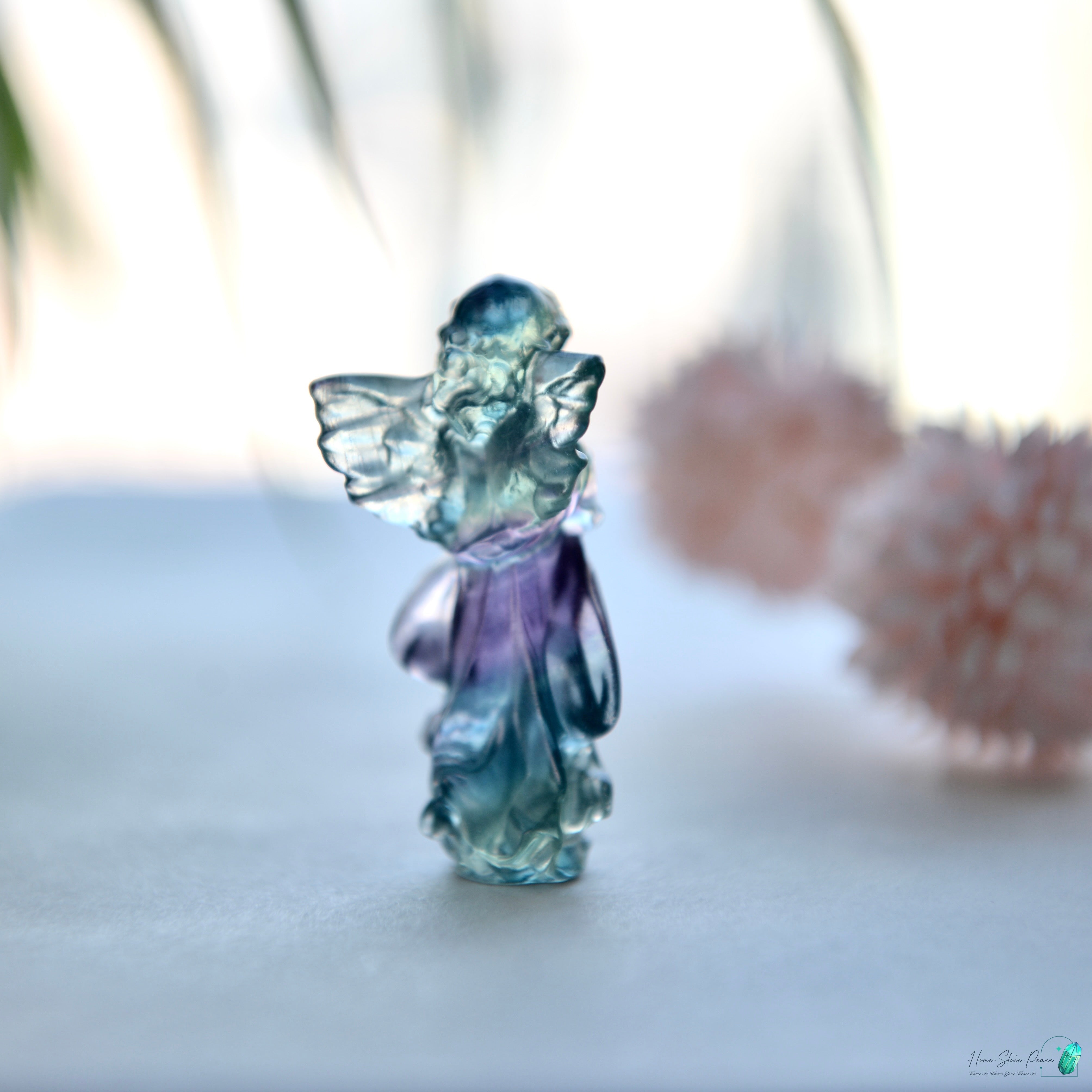 千層螢石小天使 Little Rainbow Fluorite Angel