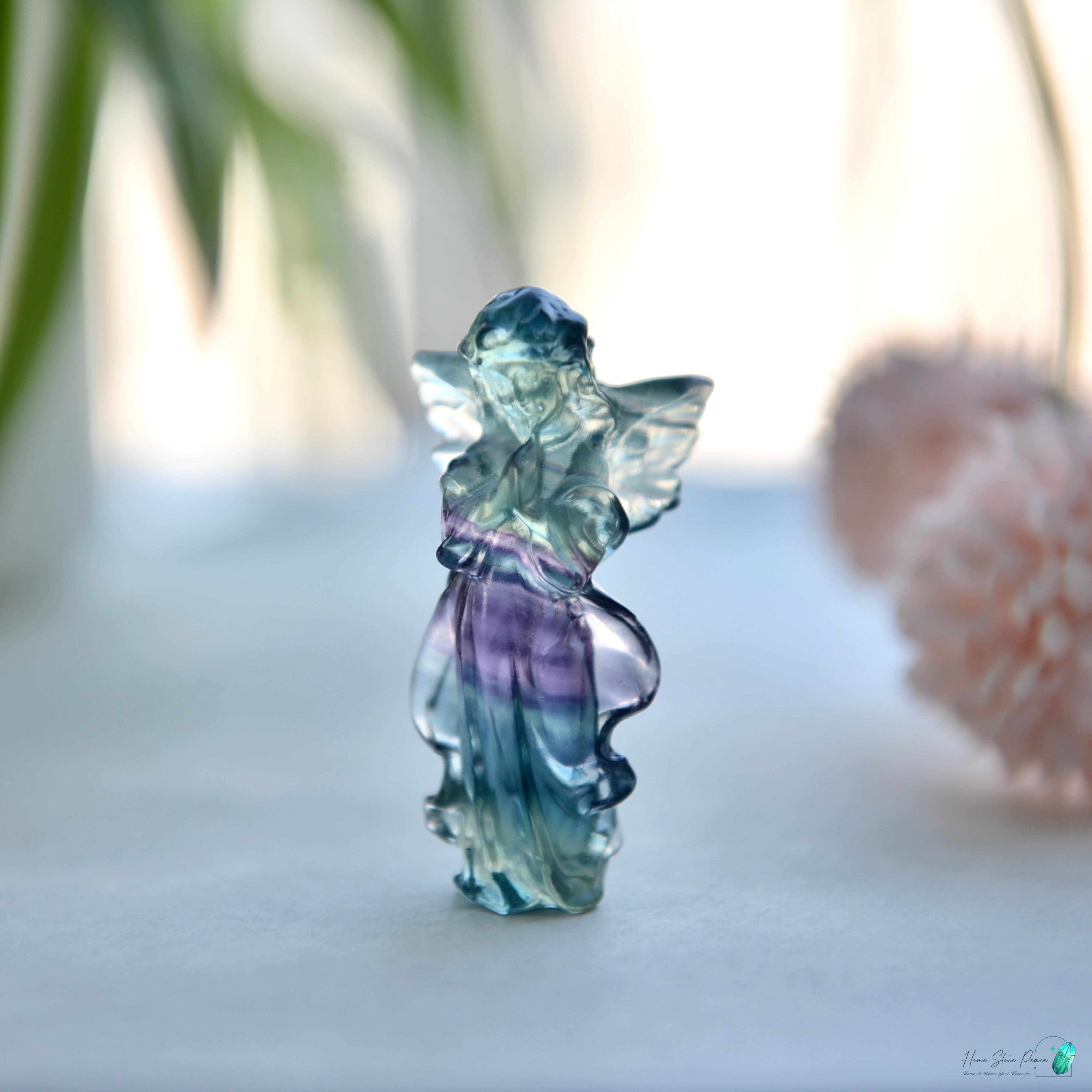 千層螢石小天使 Little Rainbow Fluorite Angel