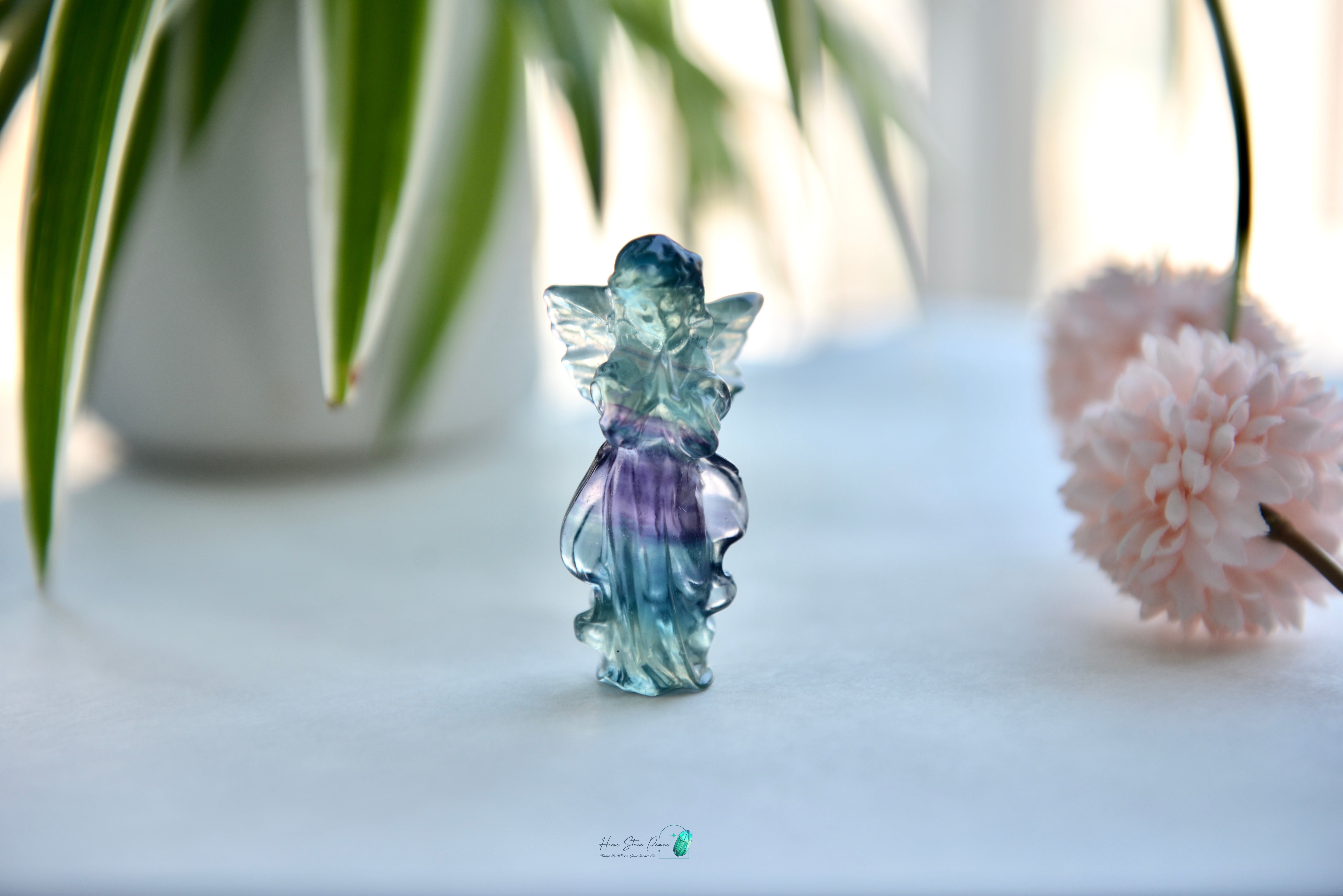 千層螢石小天使 Little Rainbow Fluorite Angel