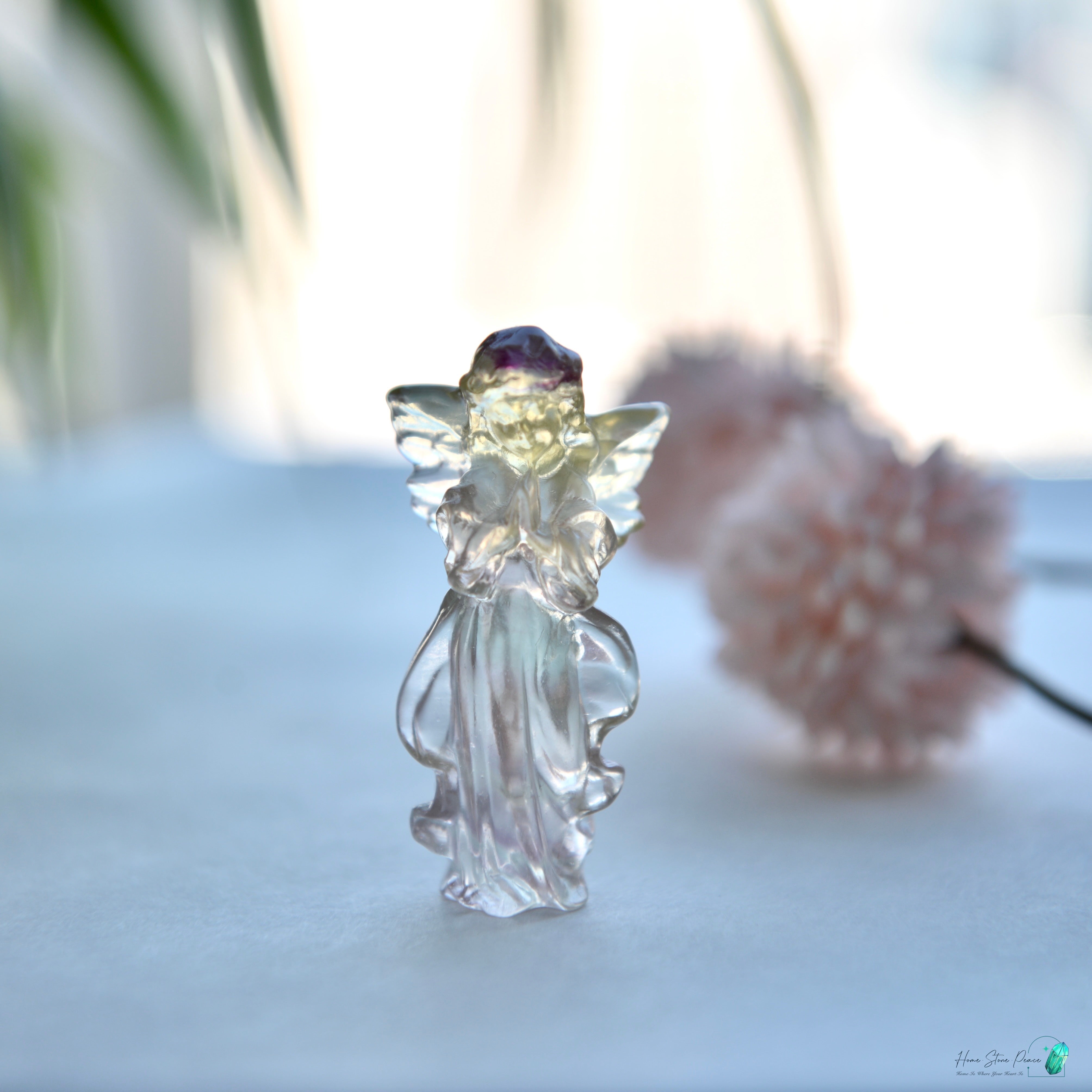 千層螢石小天使 Little Rainbow Fluorite Angel