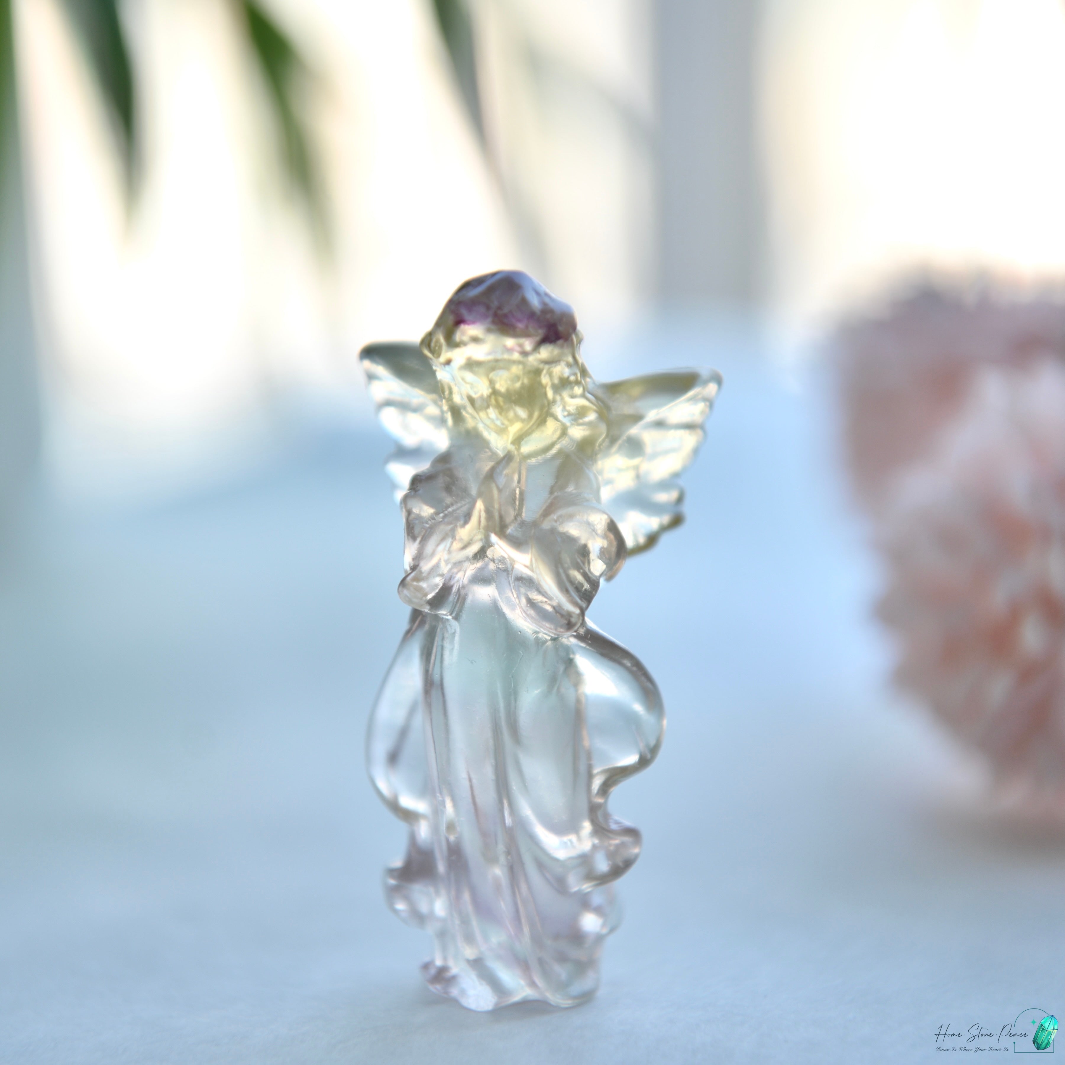 千層螢石小天使 Little Rainbow Fluorite Angel