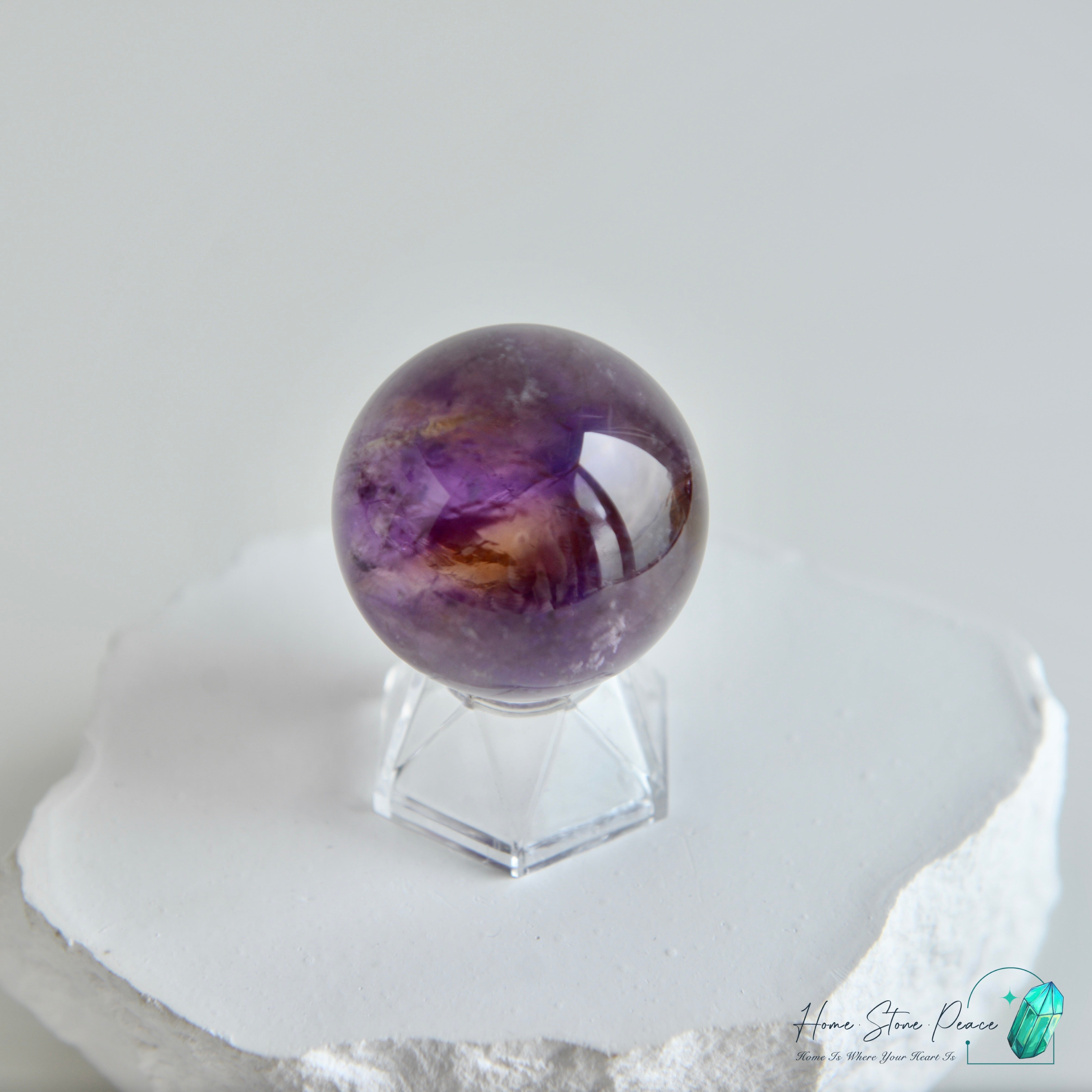 紫黃水晶球 Ametrine Sphere