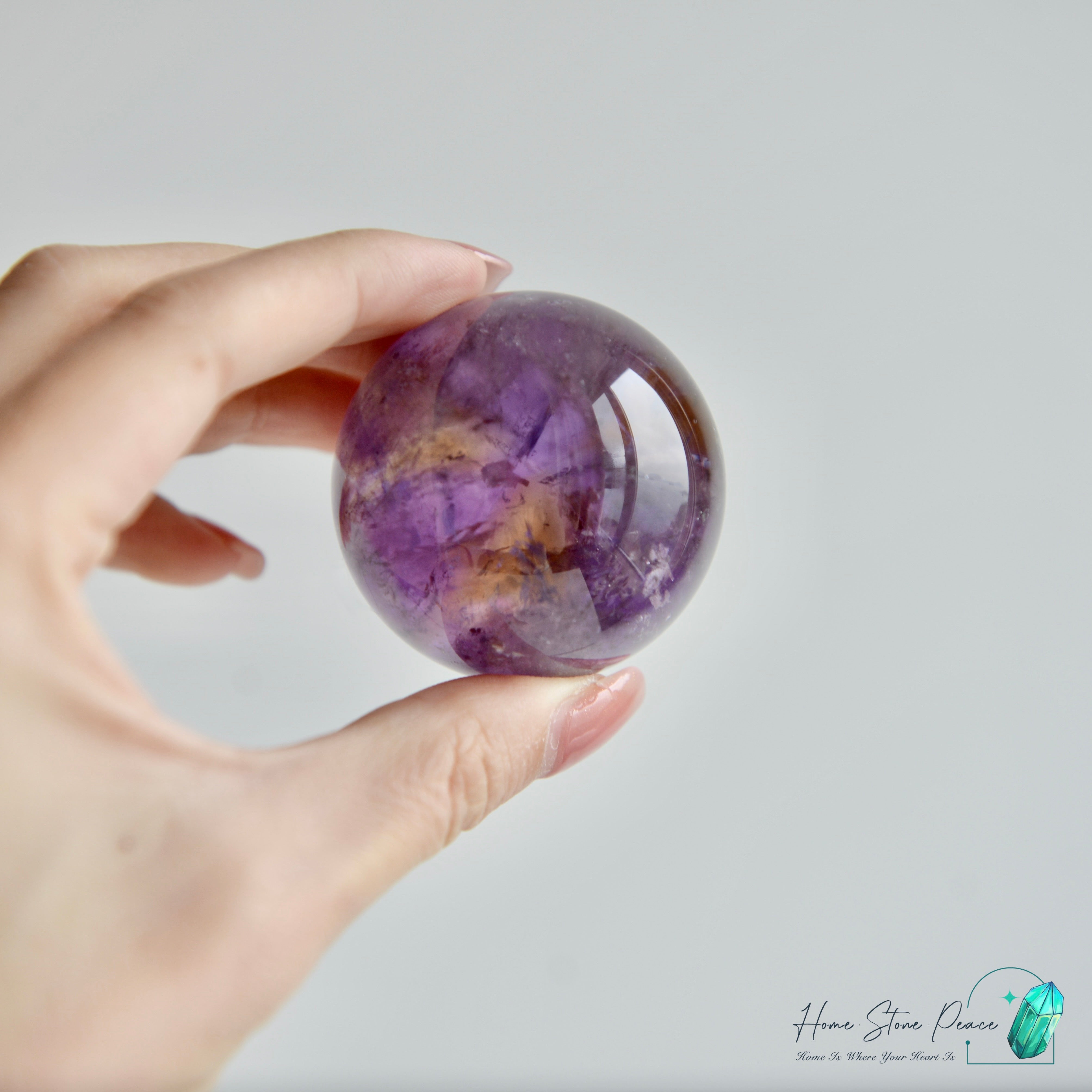 紫黃水晶球 Ametrine Sphere