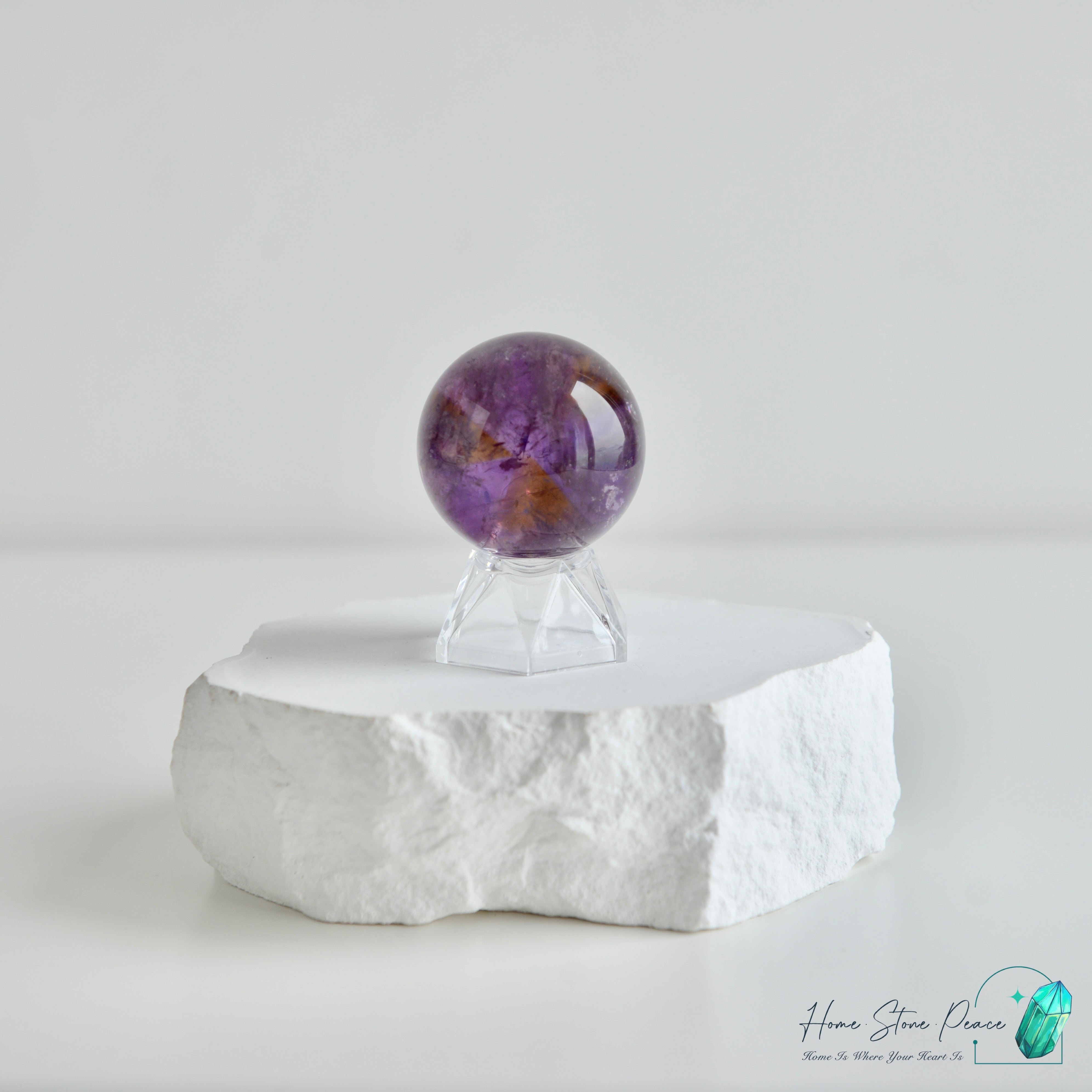 紫黃水晶球 Ametrine Sphere