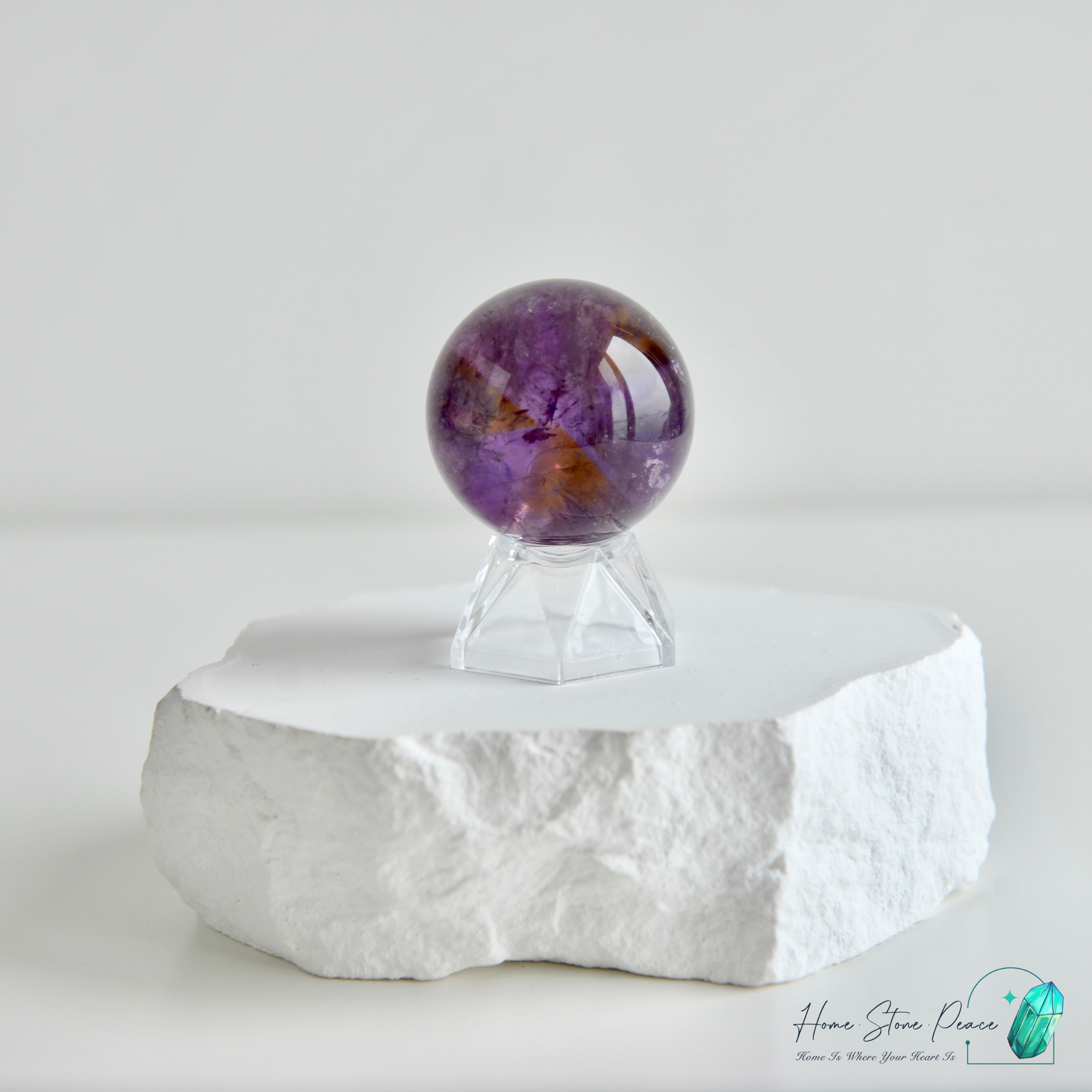 紫黃水晶球 Ametrine Sphere