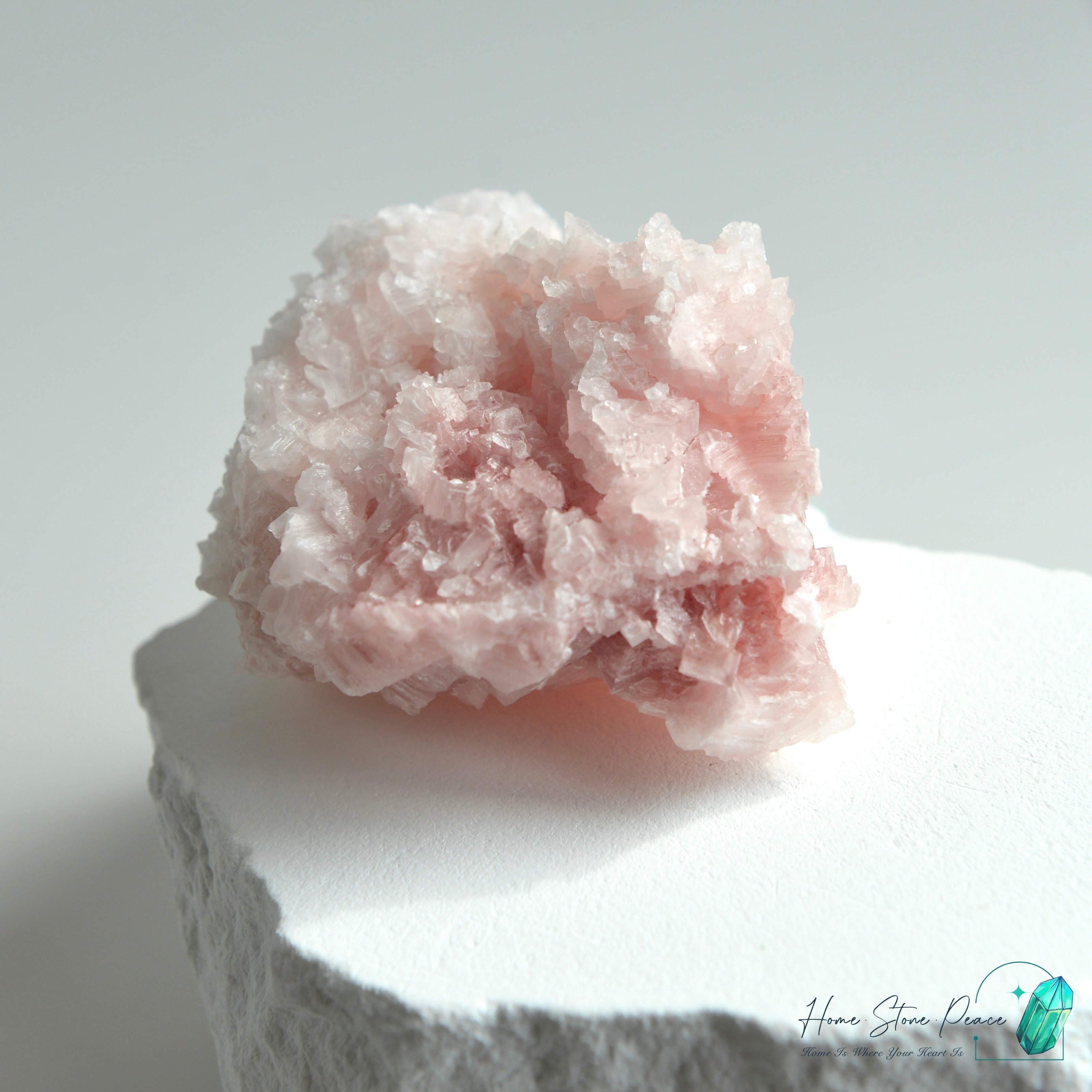 塞爾斯湖粉紅鹽礦 Natural Searles Lake Pink Halite