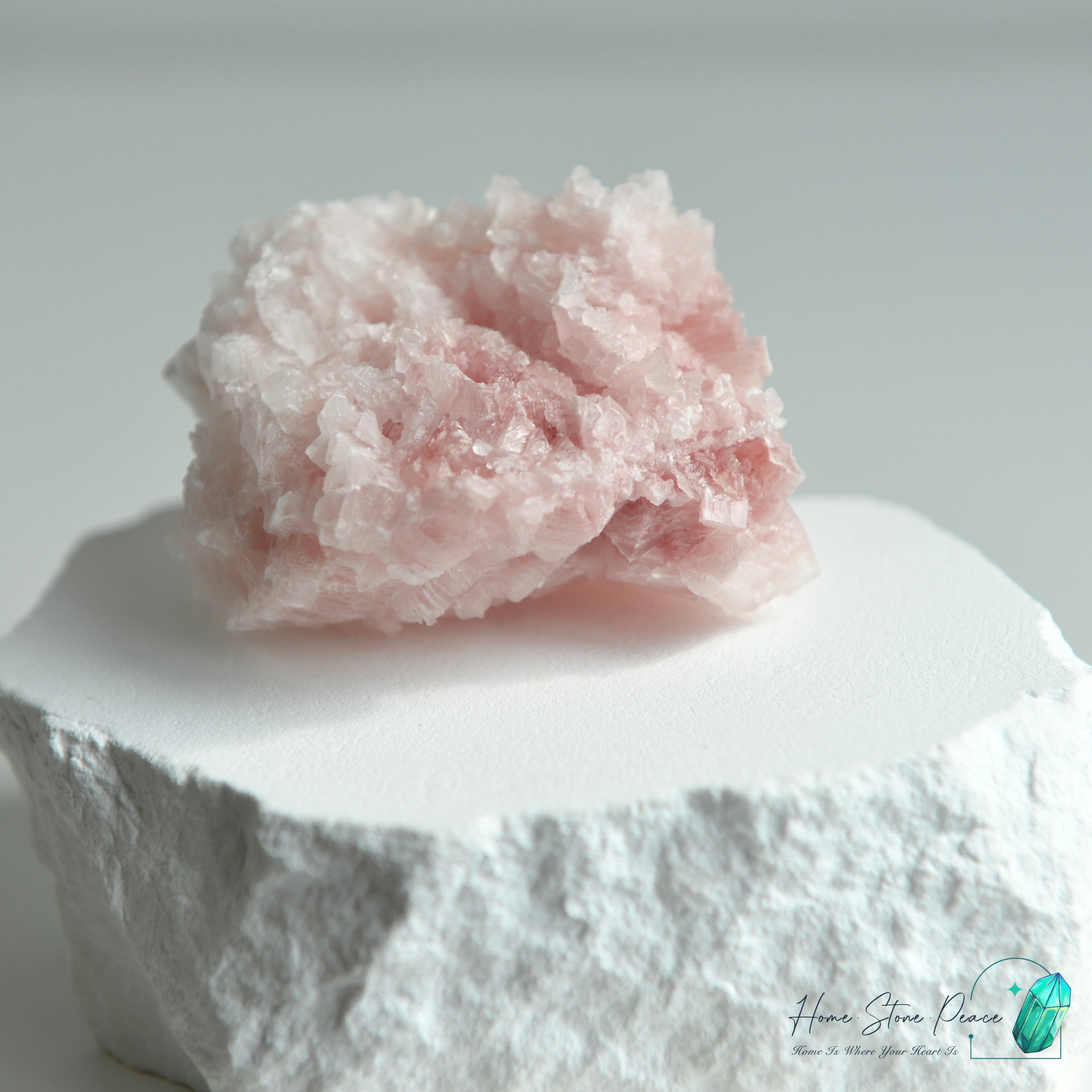 塞爾斯湖粉紅鹽礦 Natural Searles Lake Pink Halite