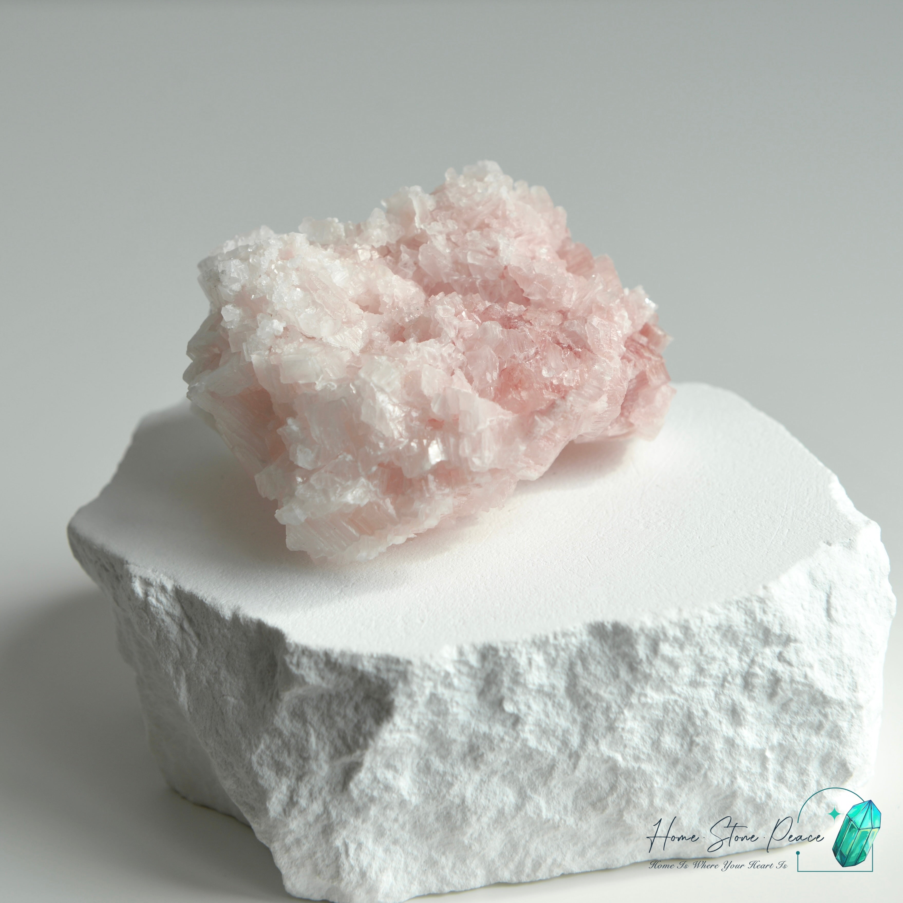 塞爾斯湖粉紅鹽礦 Natural Searles Lake Pink Halite