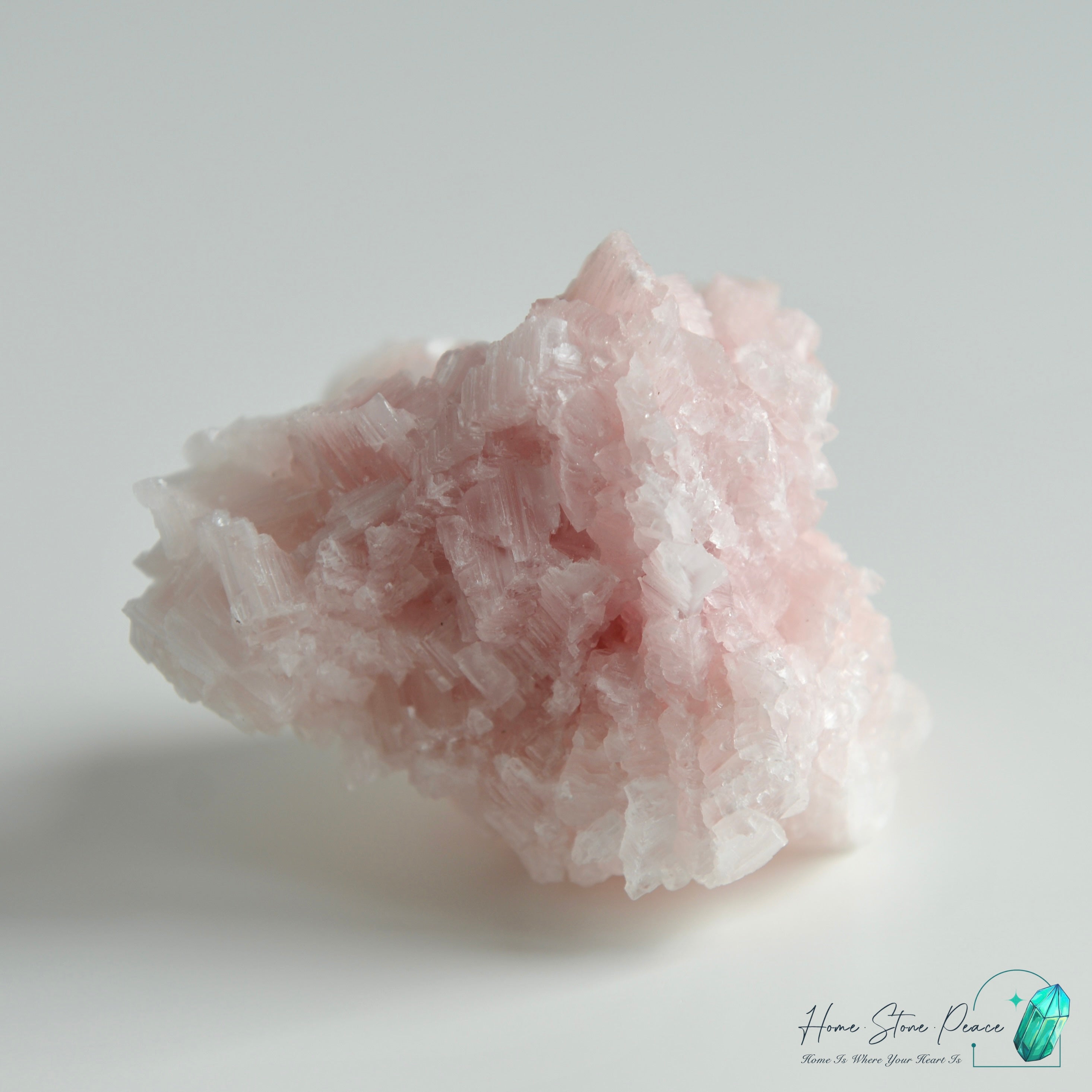 Natural Searles Lake Pink Halite 塞爾斯湖粉紅鹽礦