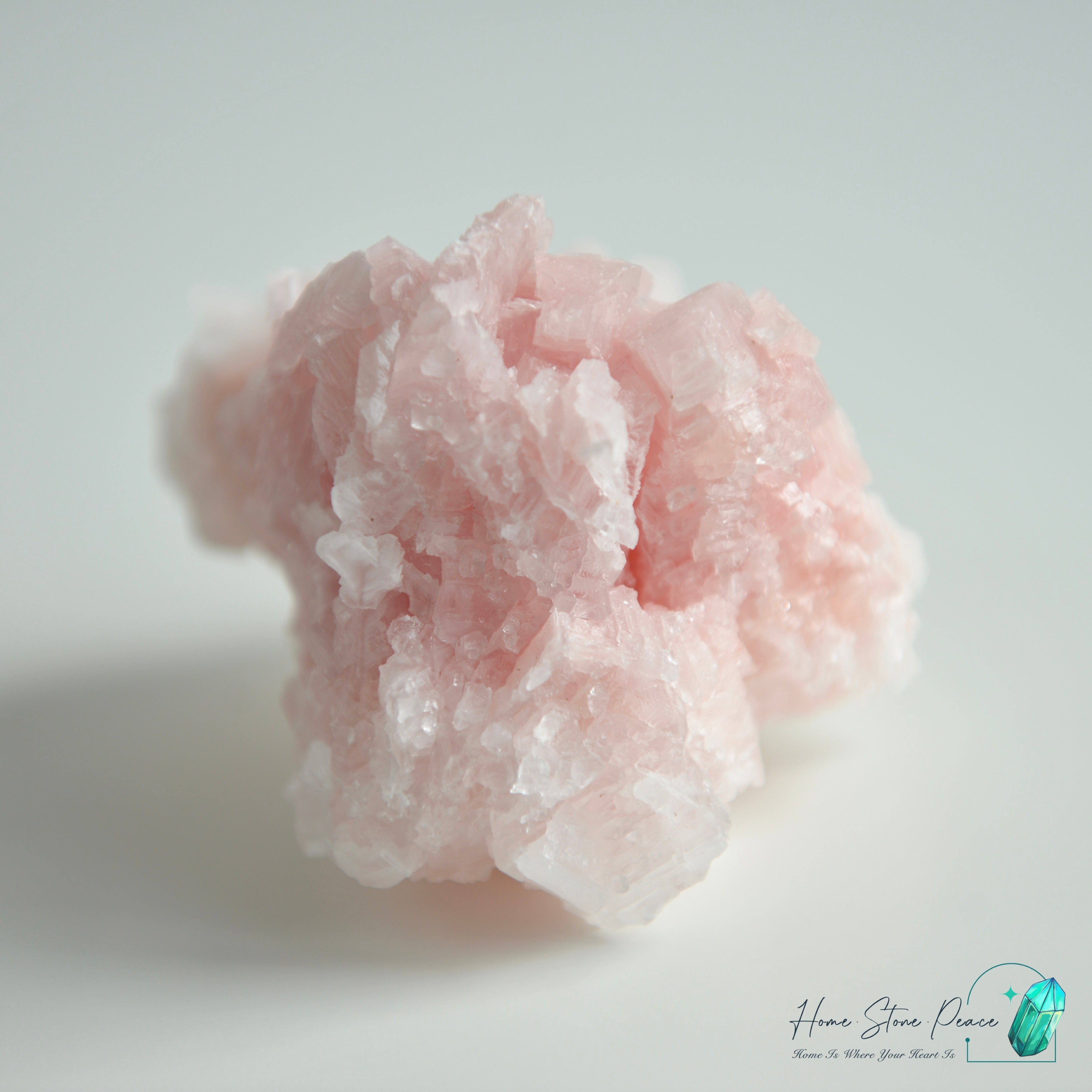 Natural Searles Lake Pink Halite 塞爾斯湖粉紅鹽礦