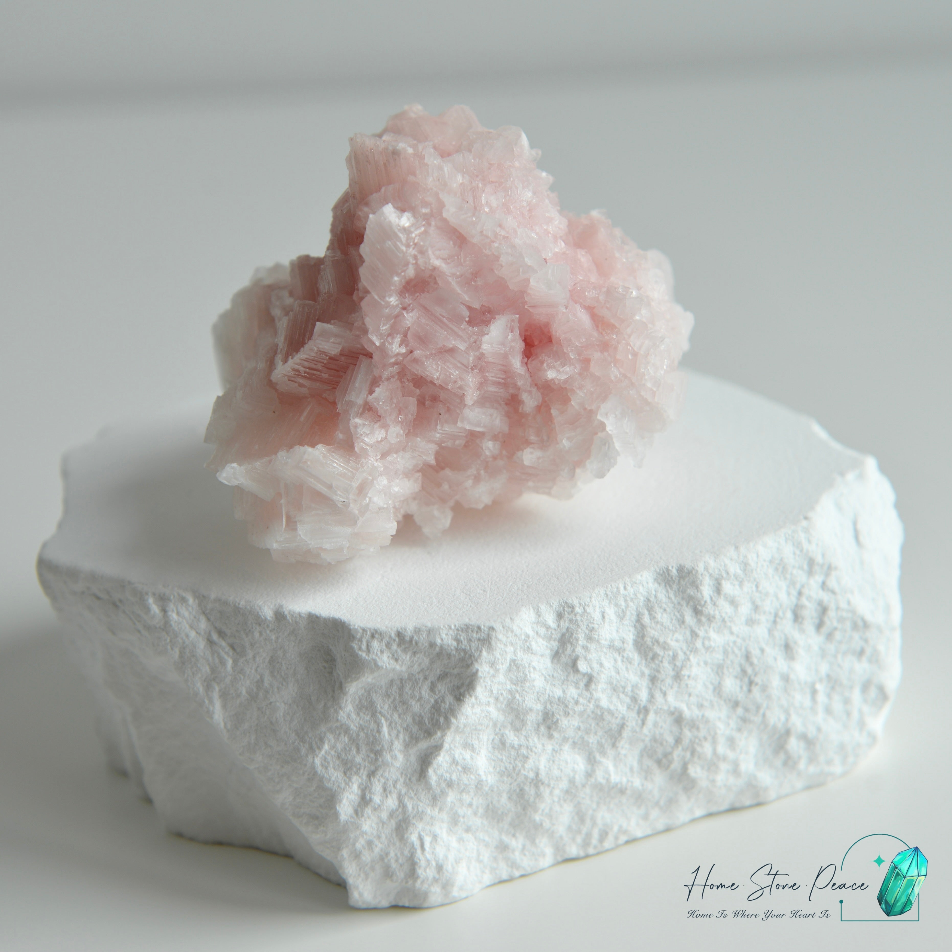 塞爾斯湖粉紅鹽礦 Natural Searles Lake Pink Halite