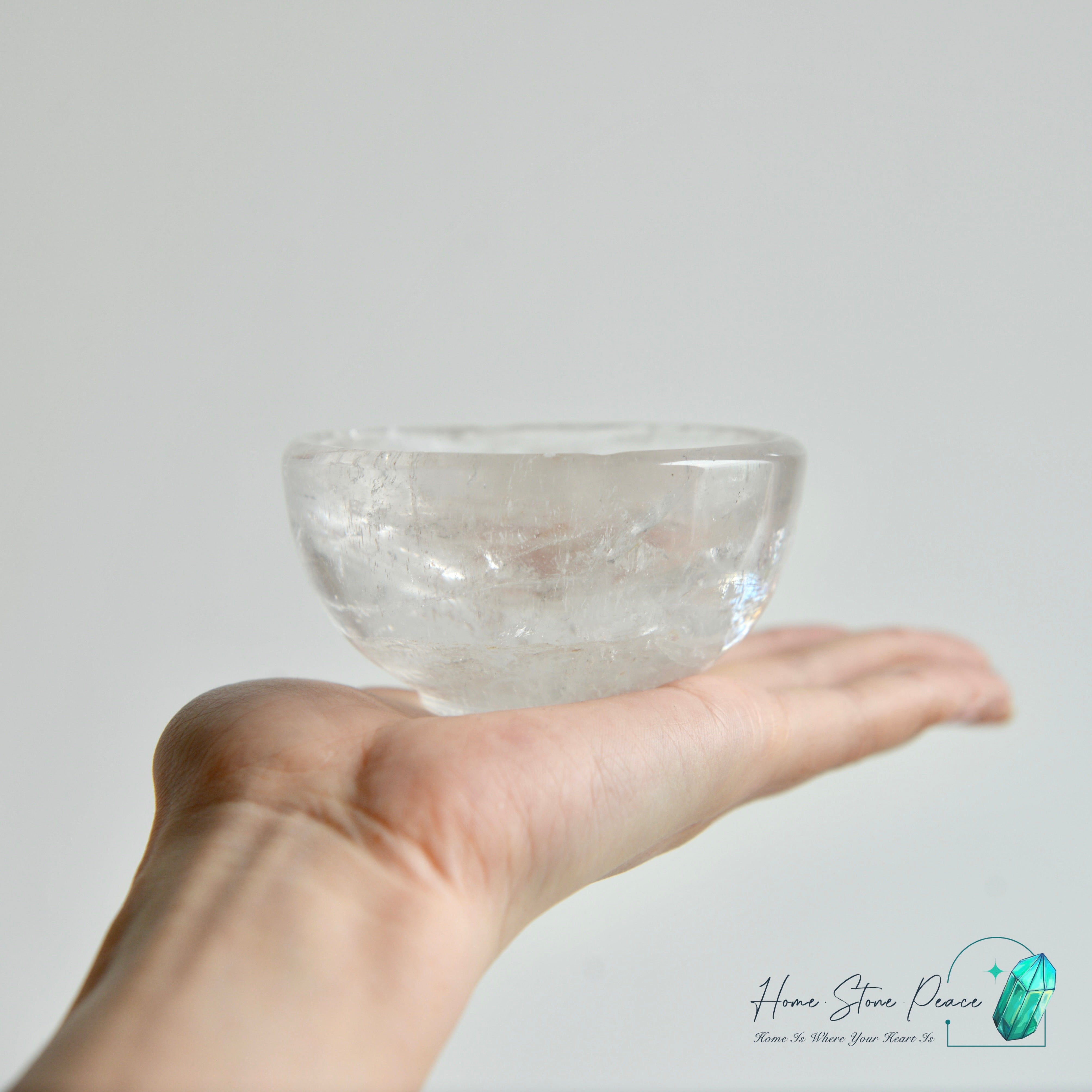 白水晶碗 Clear Quartz Bowl