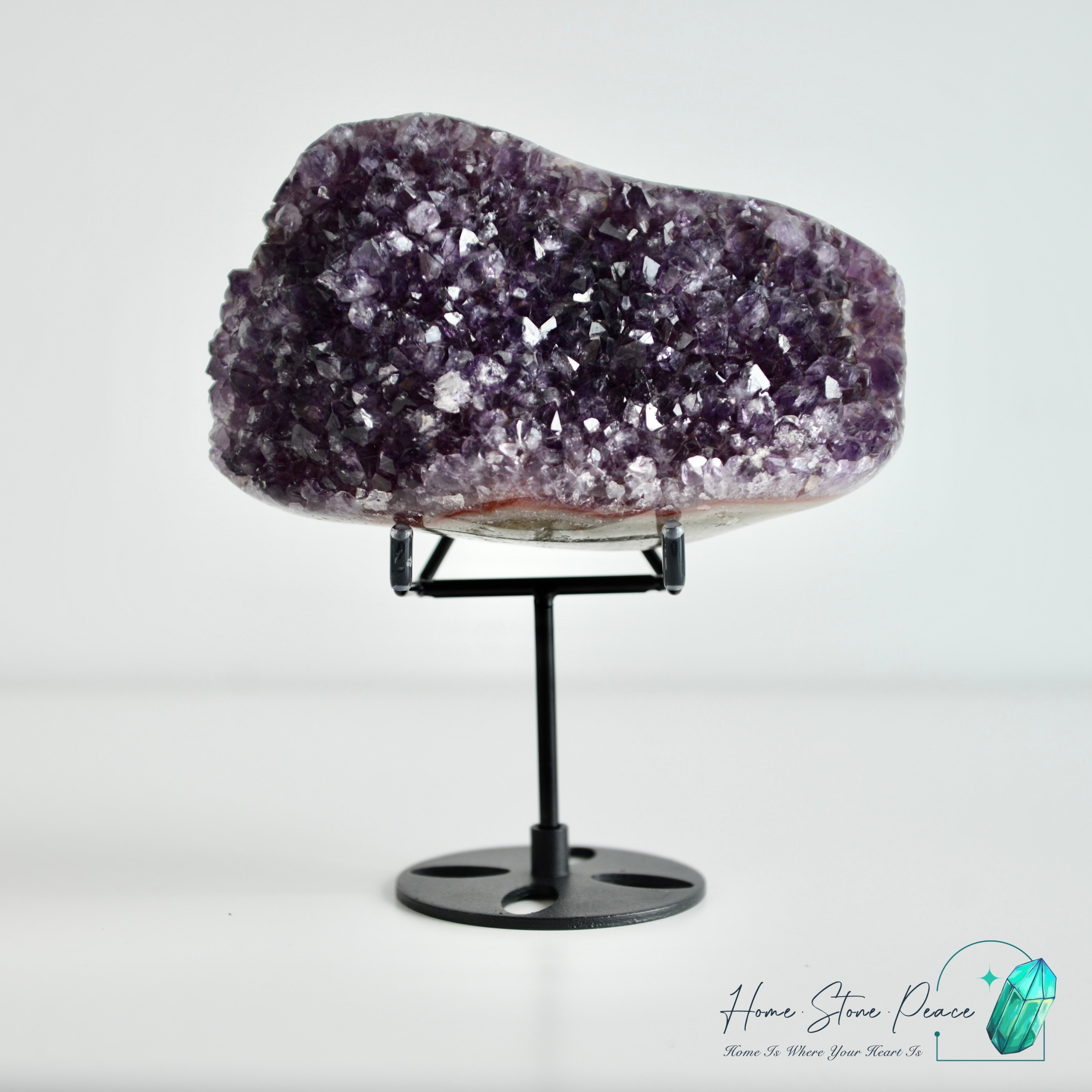 Amethyst Cluster with Stand 紫水晶簇擺設