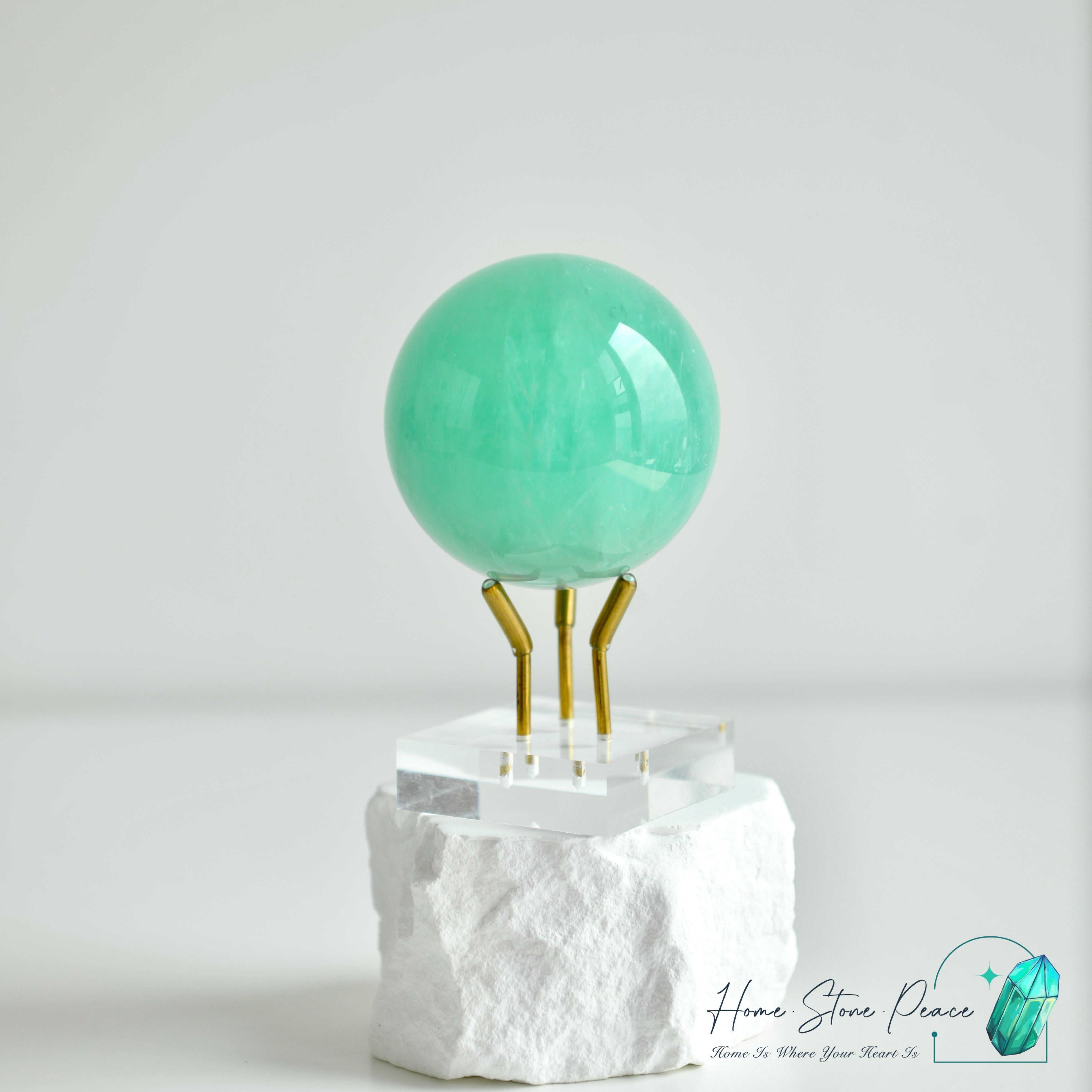 Green Fluorite Sphere 綠螢石球