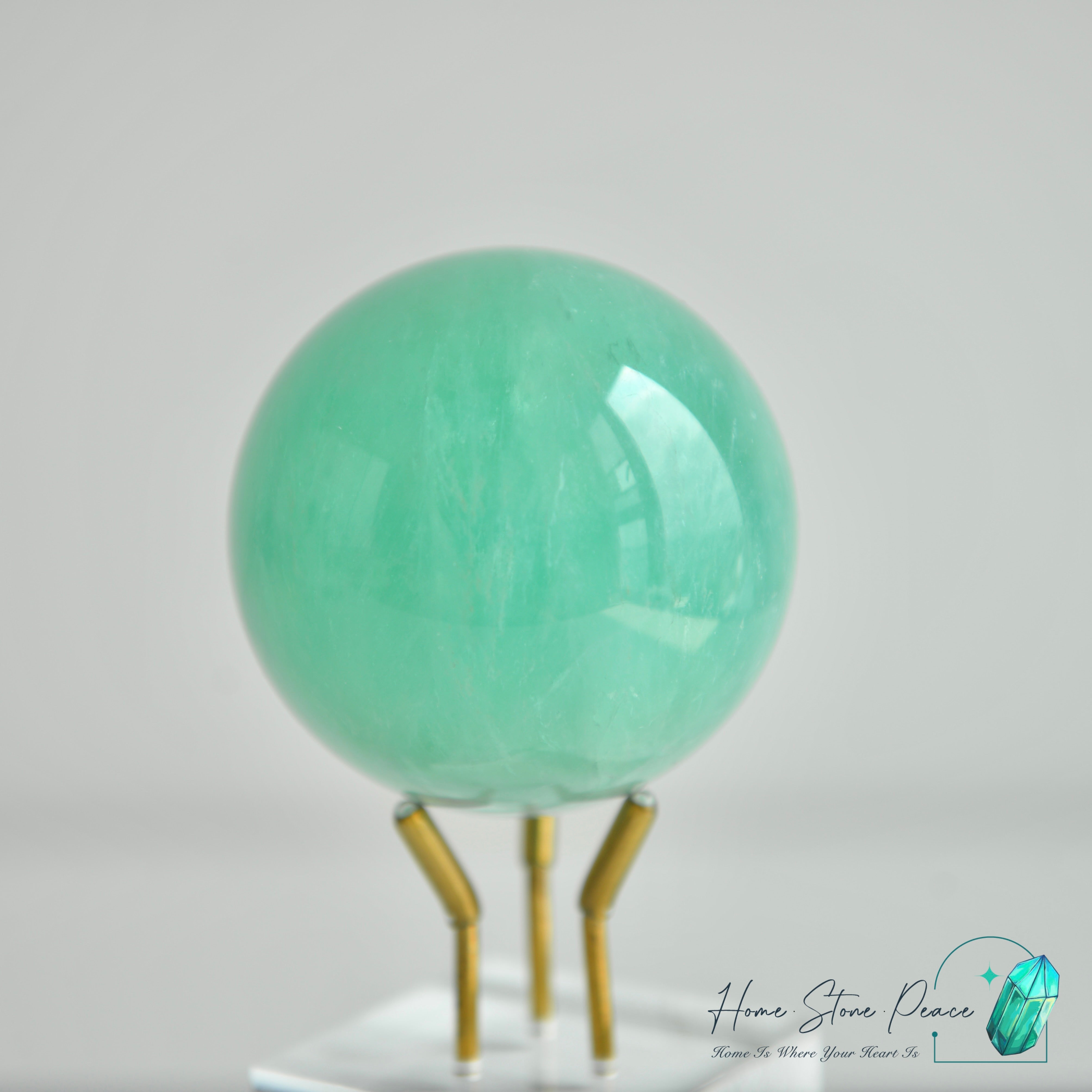 Green Fluorite Sphere 綠螢石球