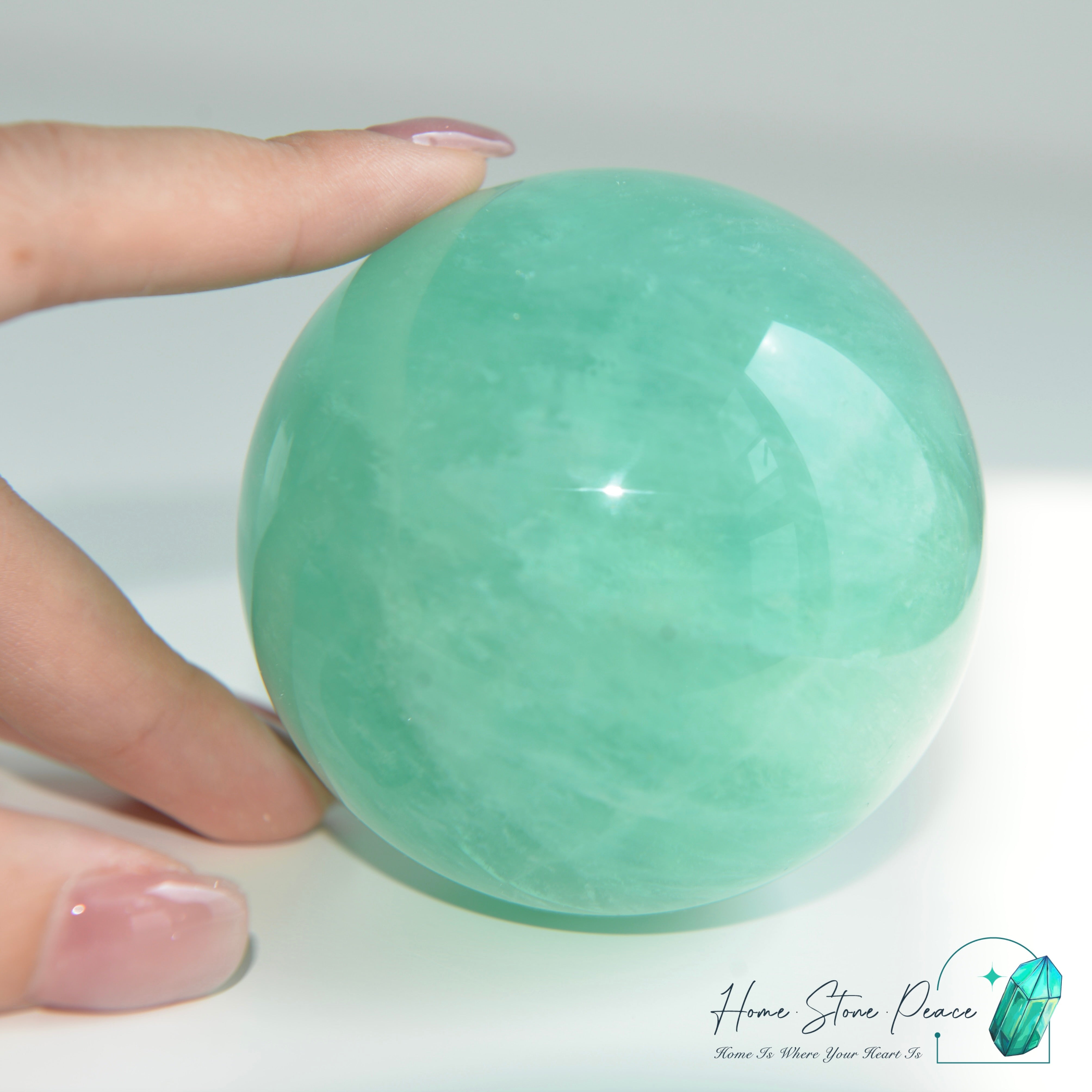 Green Fluorite Sphere 綠螢石球
