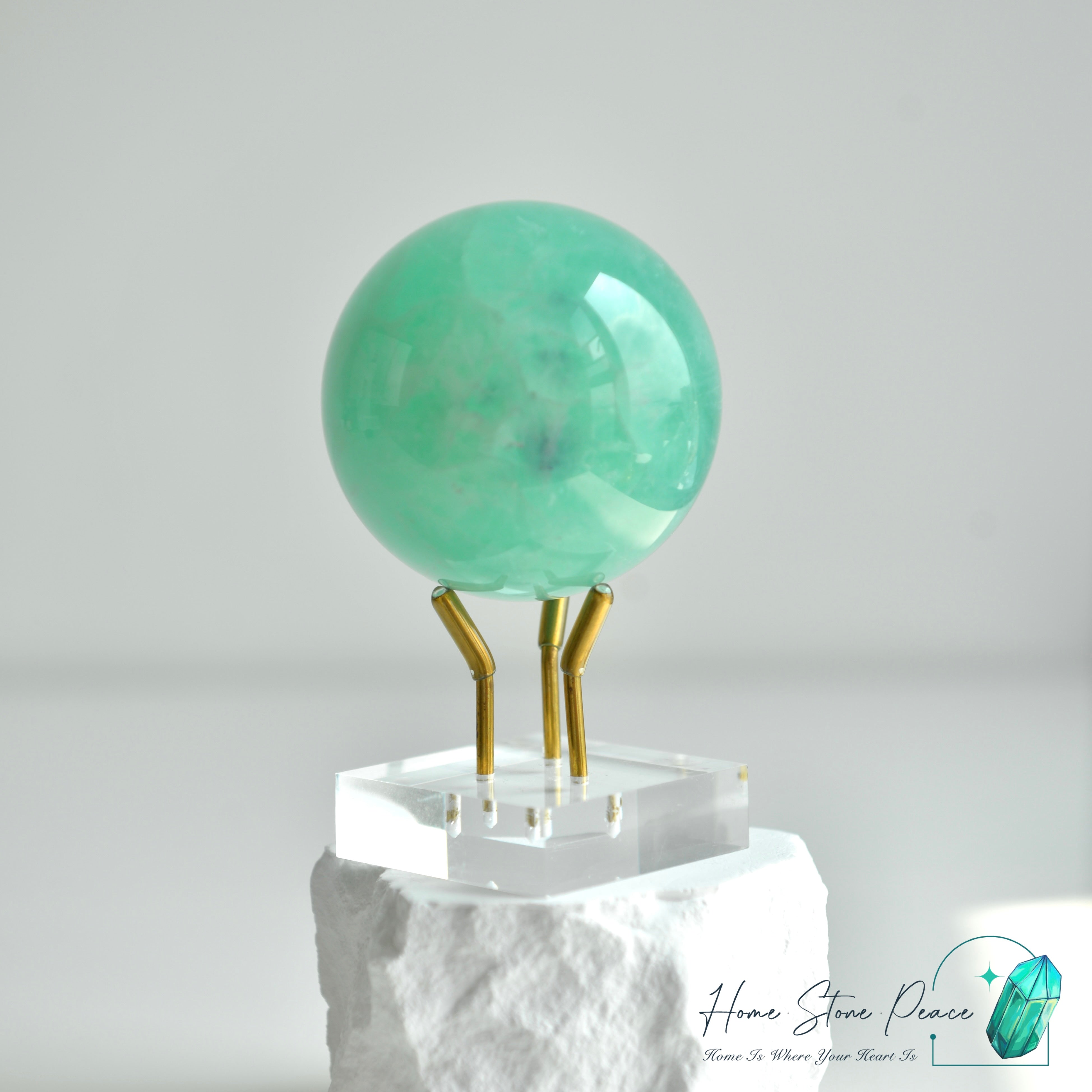 Green Fluorite Sphere 綠螢石球