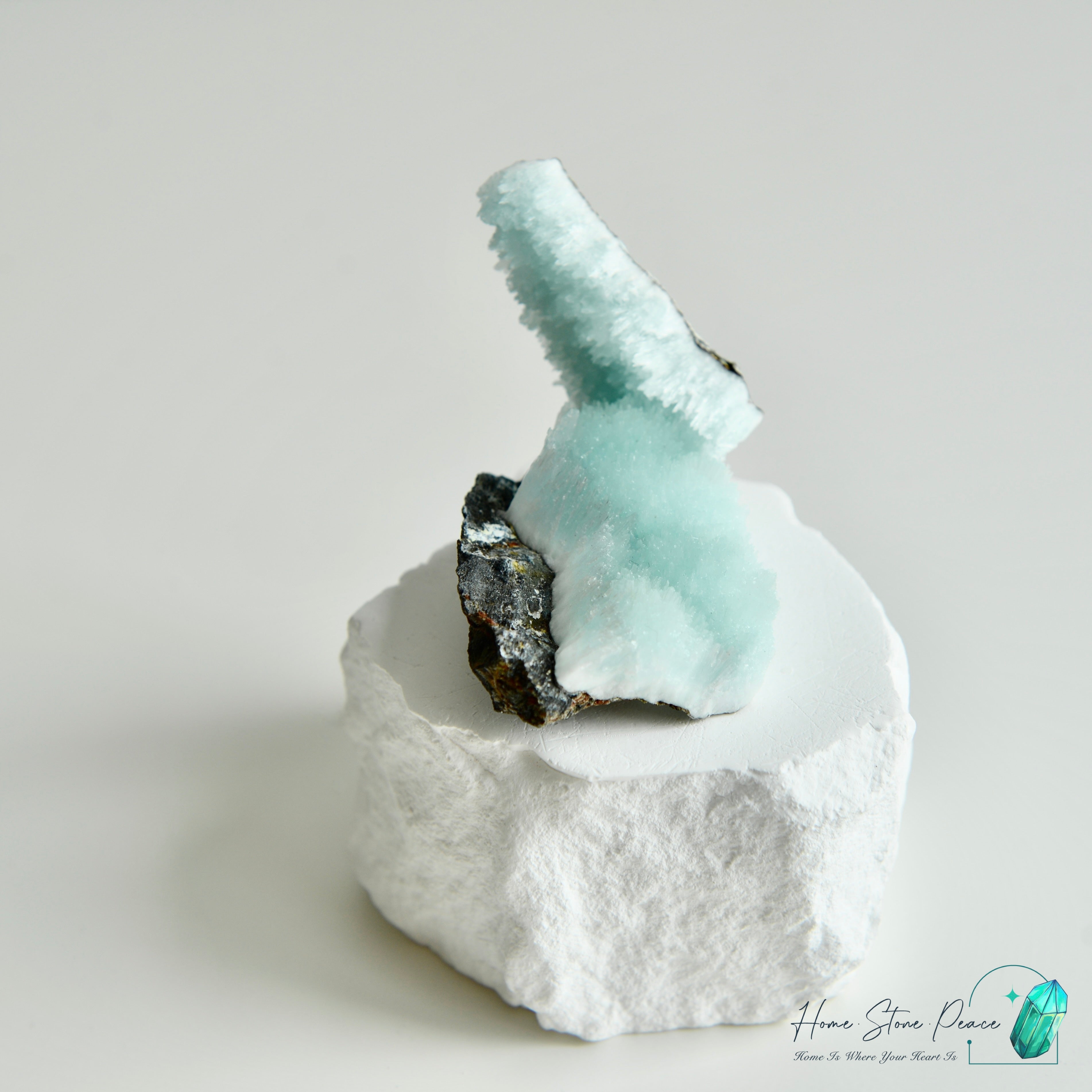 Blue Aragonite Cluster 藍霰石