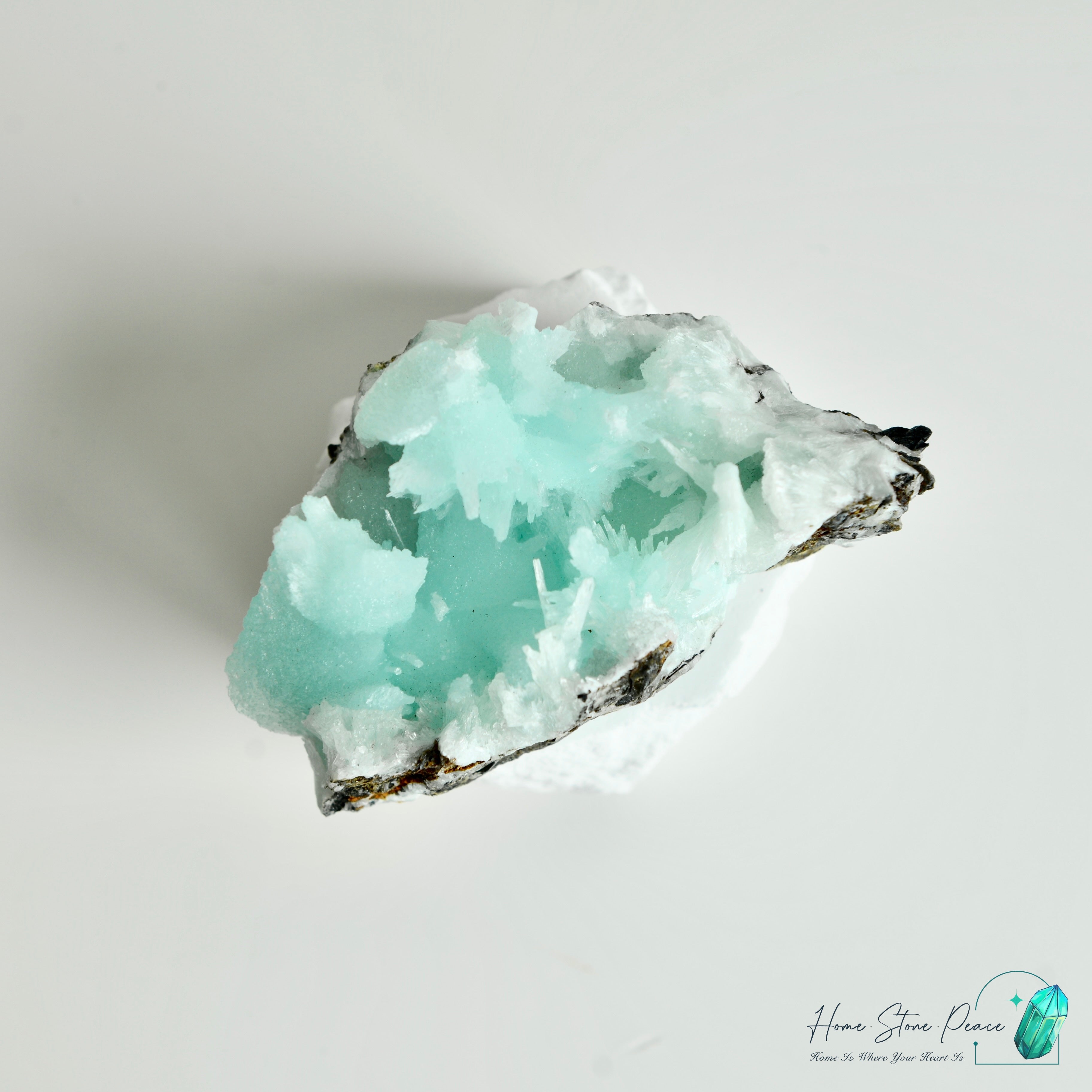 Blue Aragonite Cluster 藍霰石