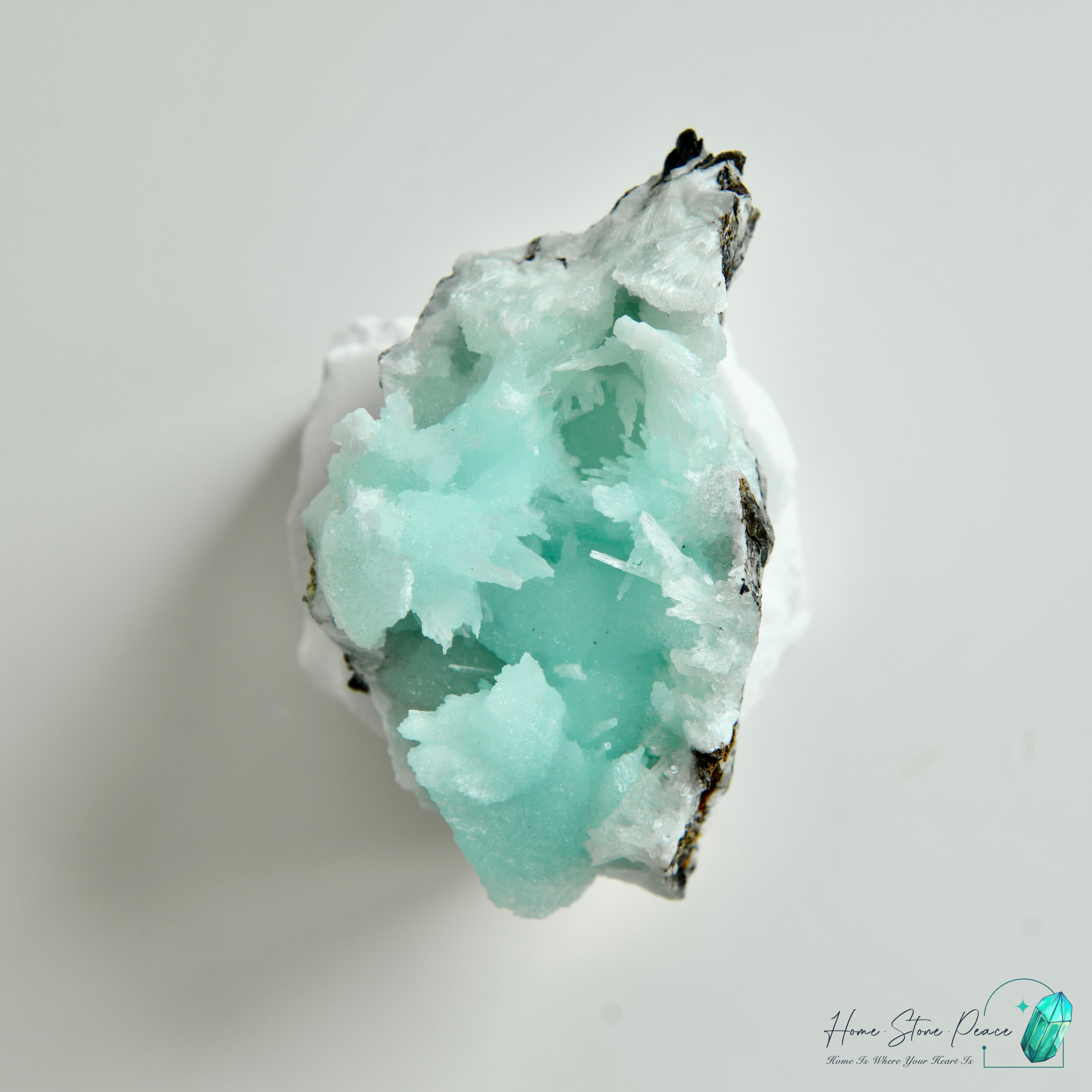 Blue Aragonite Cluster 藍霰石