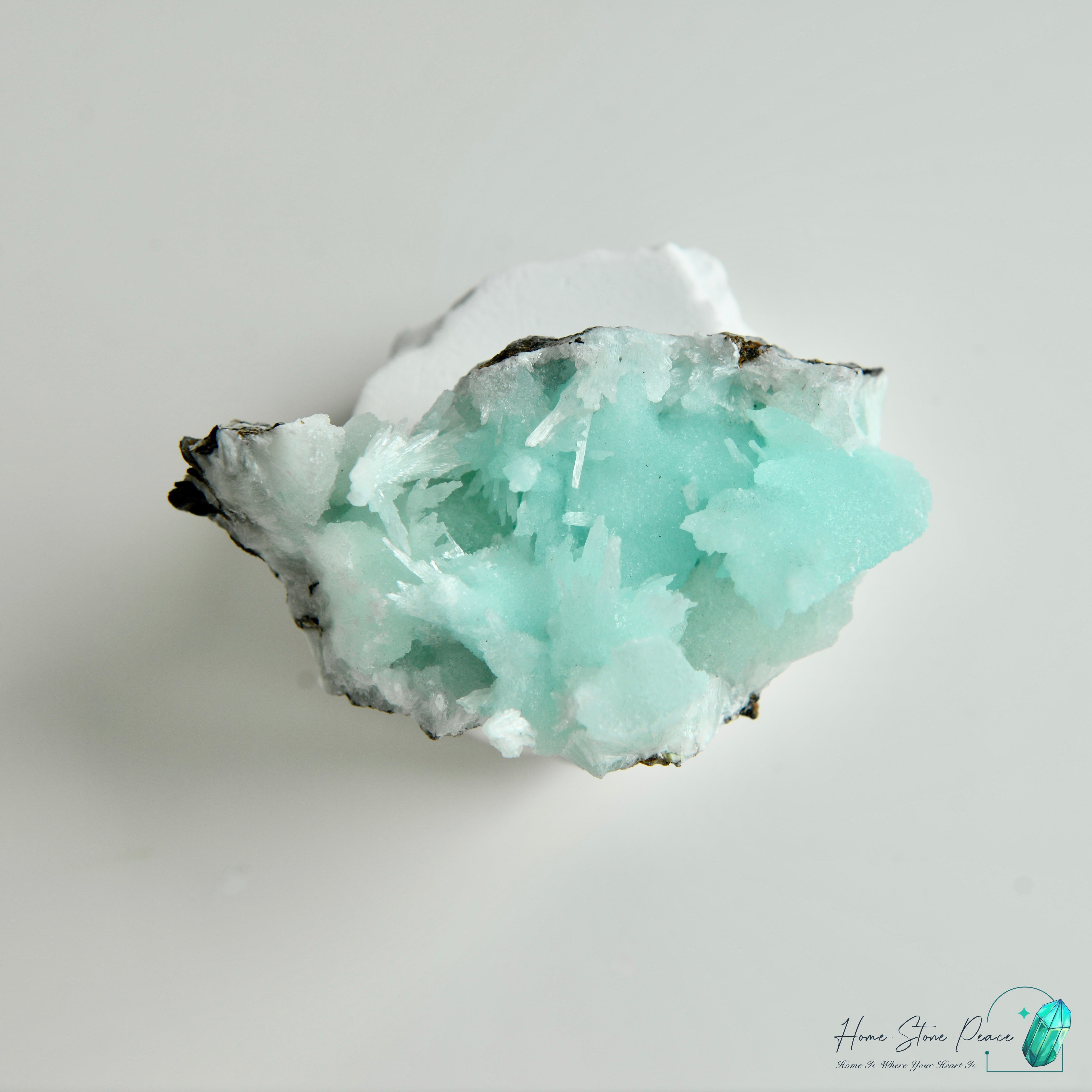 Blue Aragonite Cluster 藍霰石