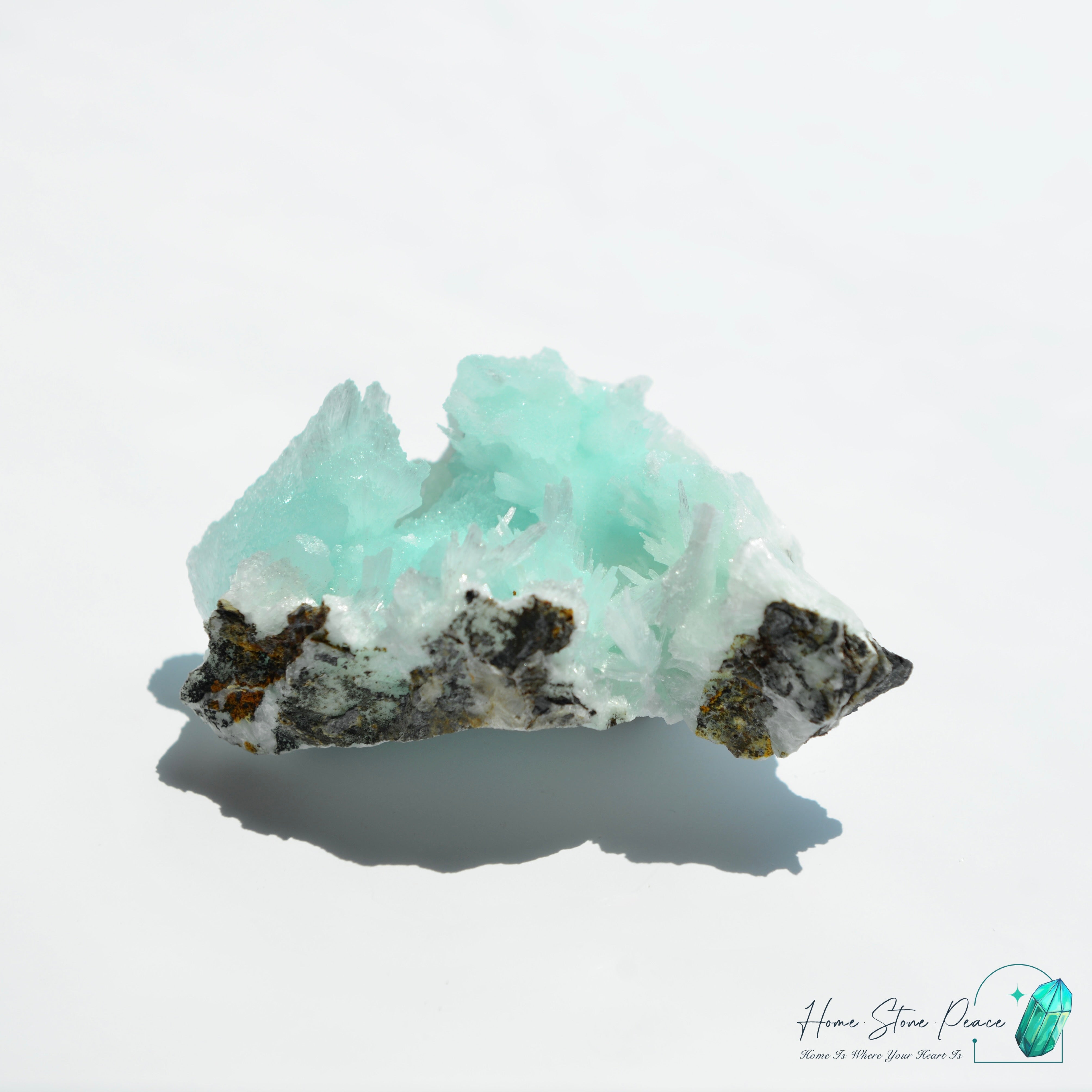 Blue Aragonite Cluster 藍霰石