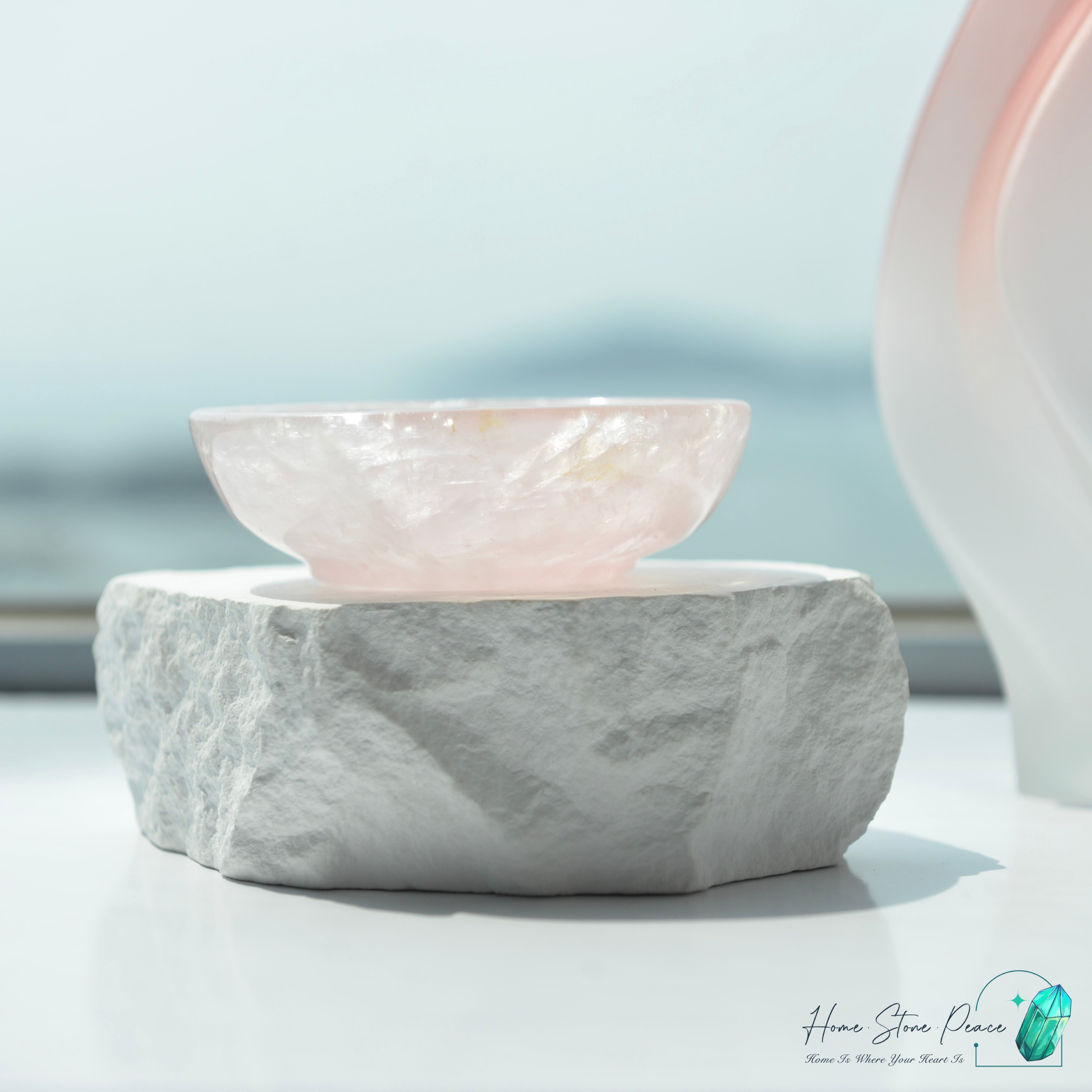 Rose Quartz Bowl 粉紅水晶碗