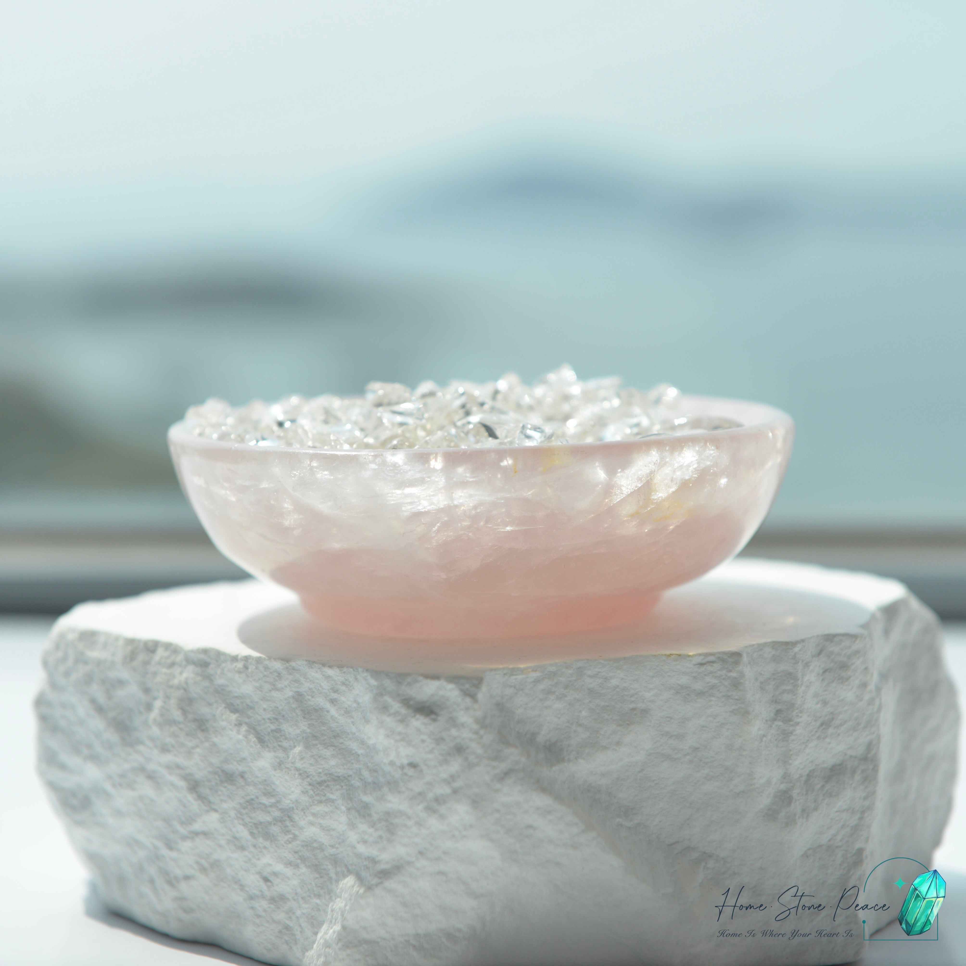 Rose Quartz Bowl 粉紅水晶碗