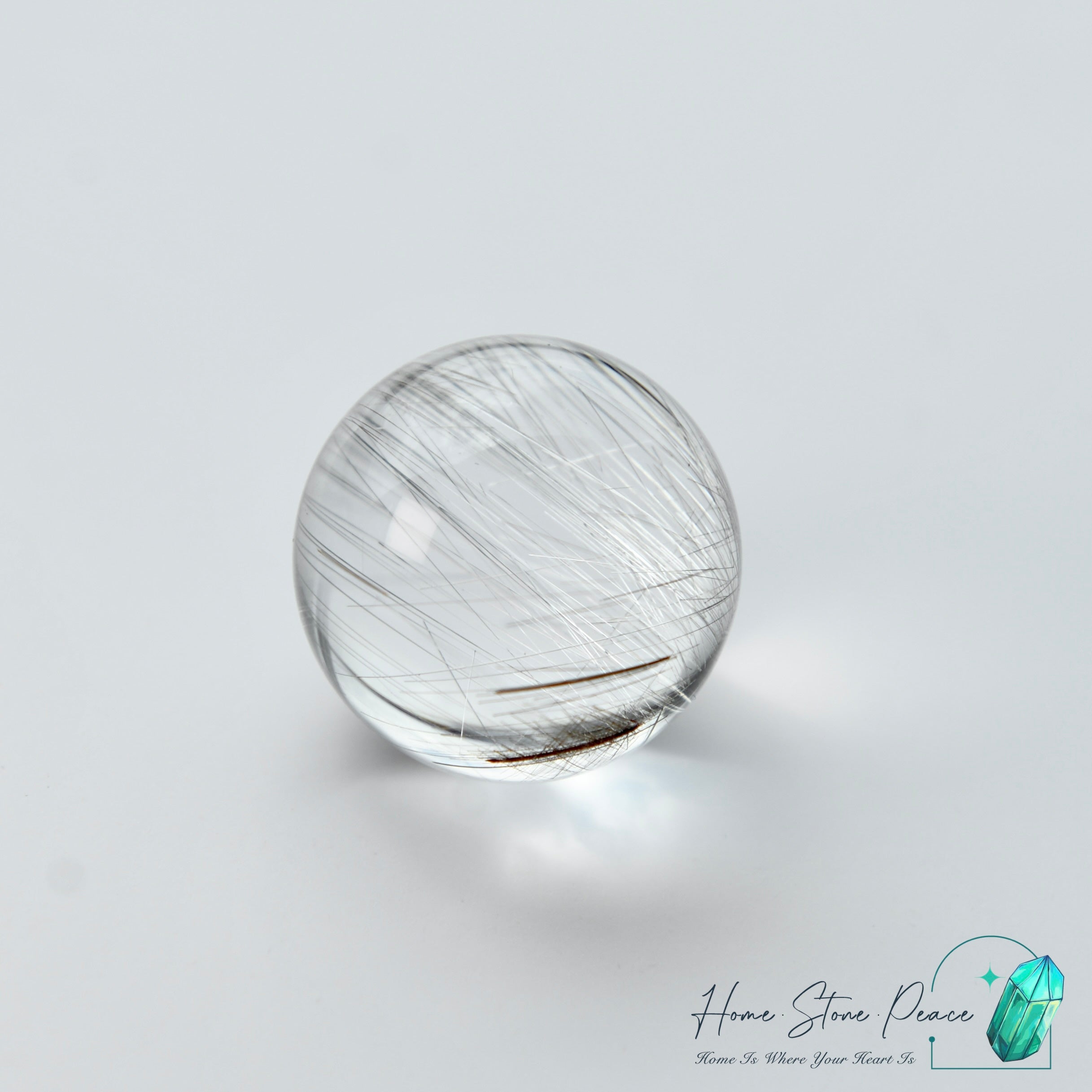 Silver Rutilated Quartz Sphere 巴西銀髮水晶球