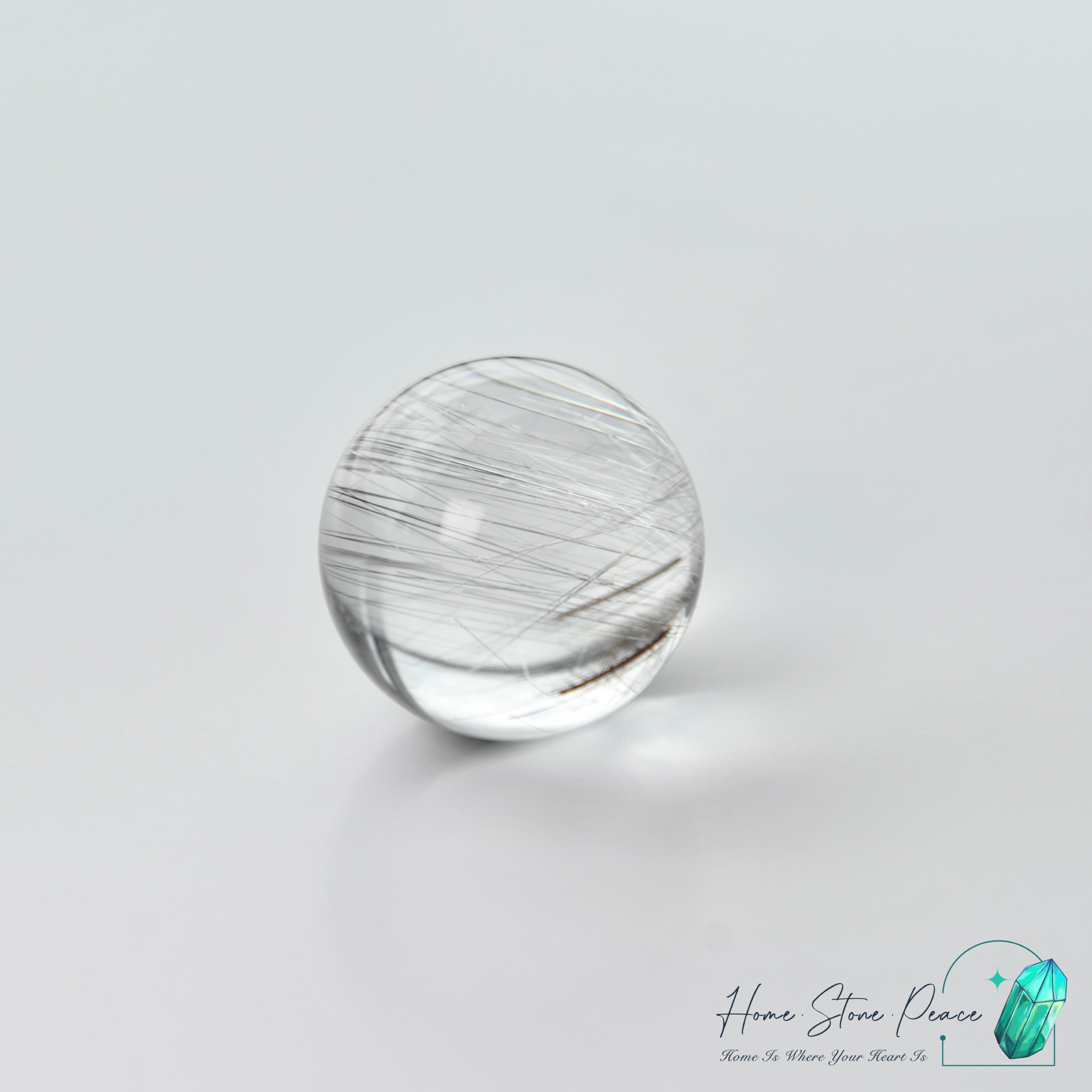 Silver Rutilated Quartz Sphere 巴西銀髮水晶球